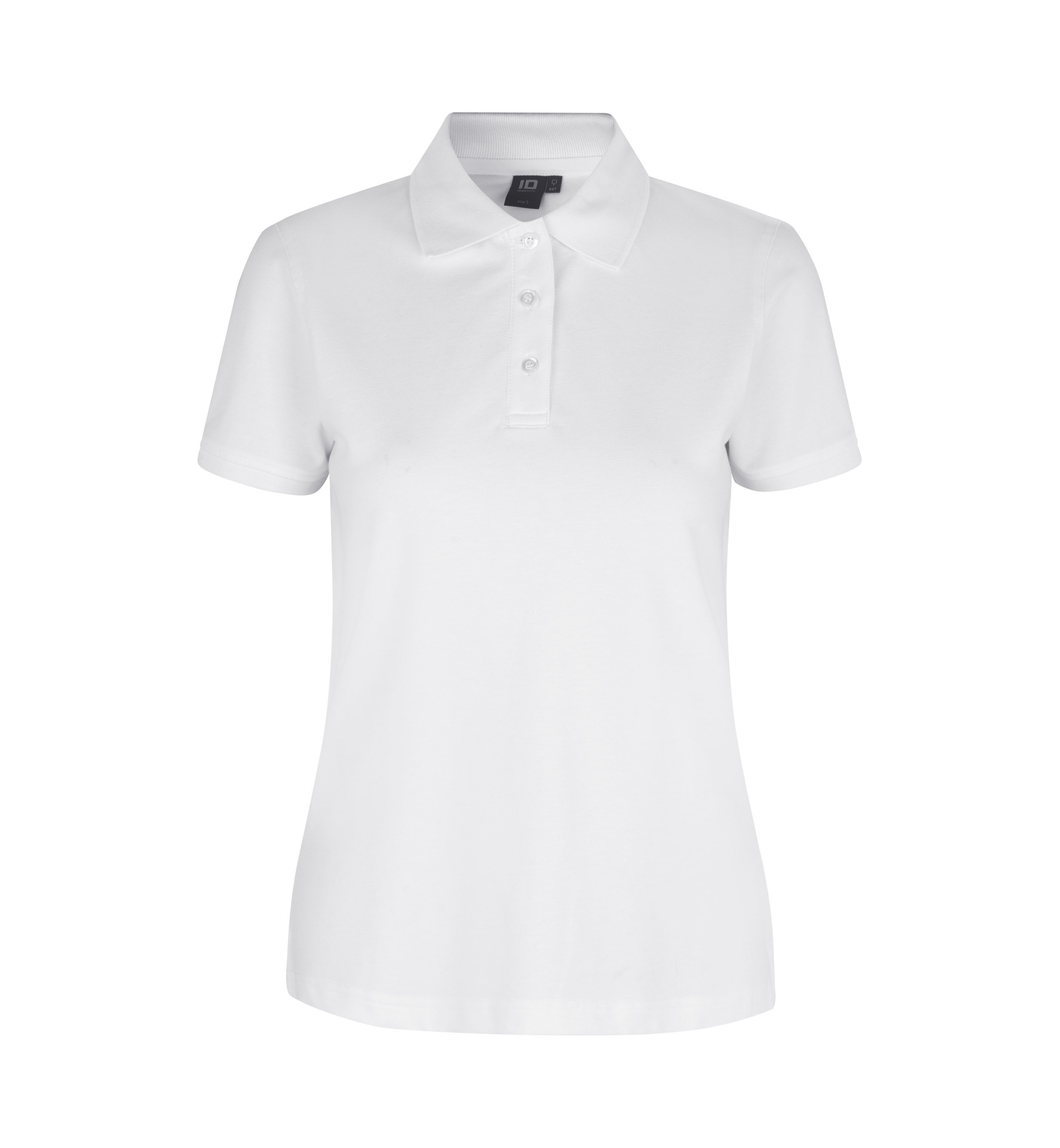Poloshirt | Stretch | Damen – Weiss (Front)