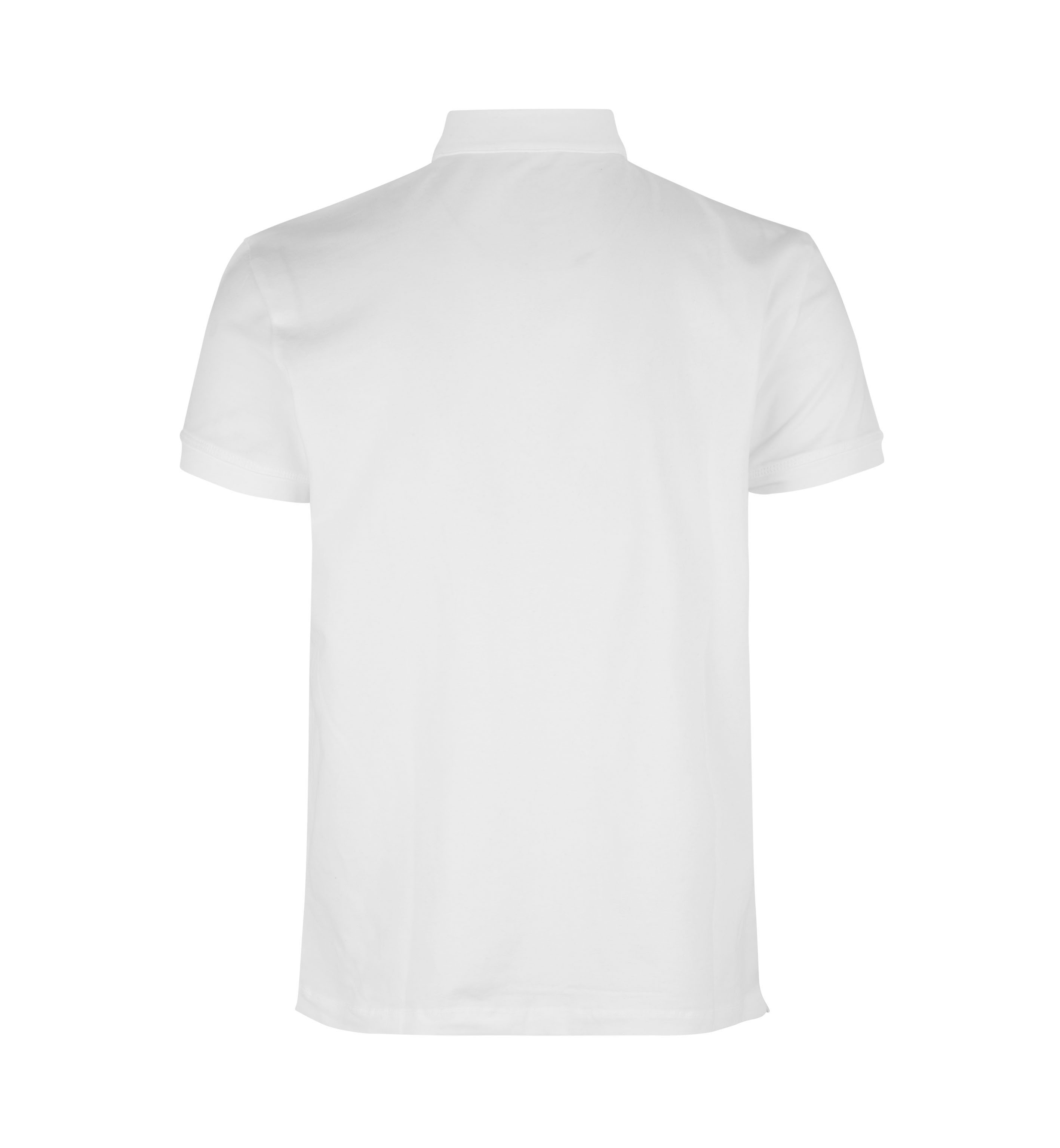 Business Poloshirt | Jersey – Weiss (Rücken)