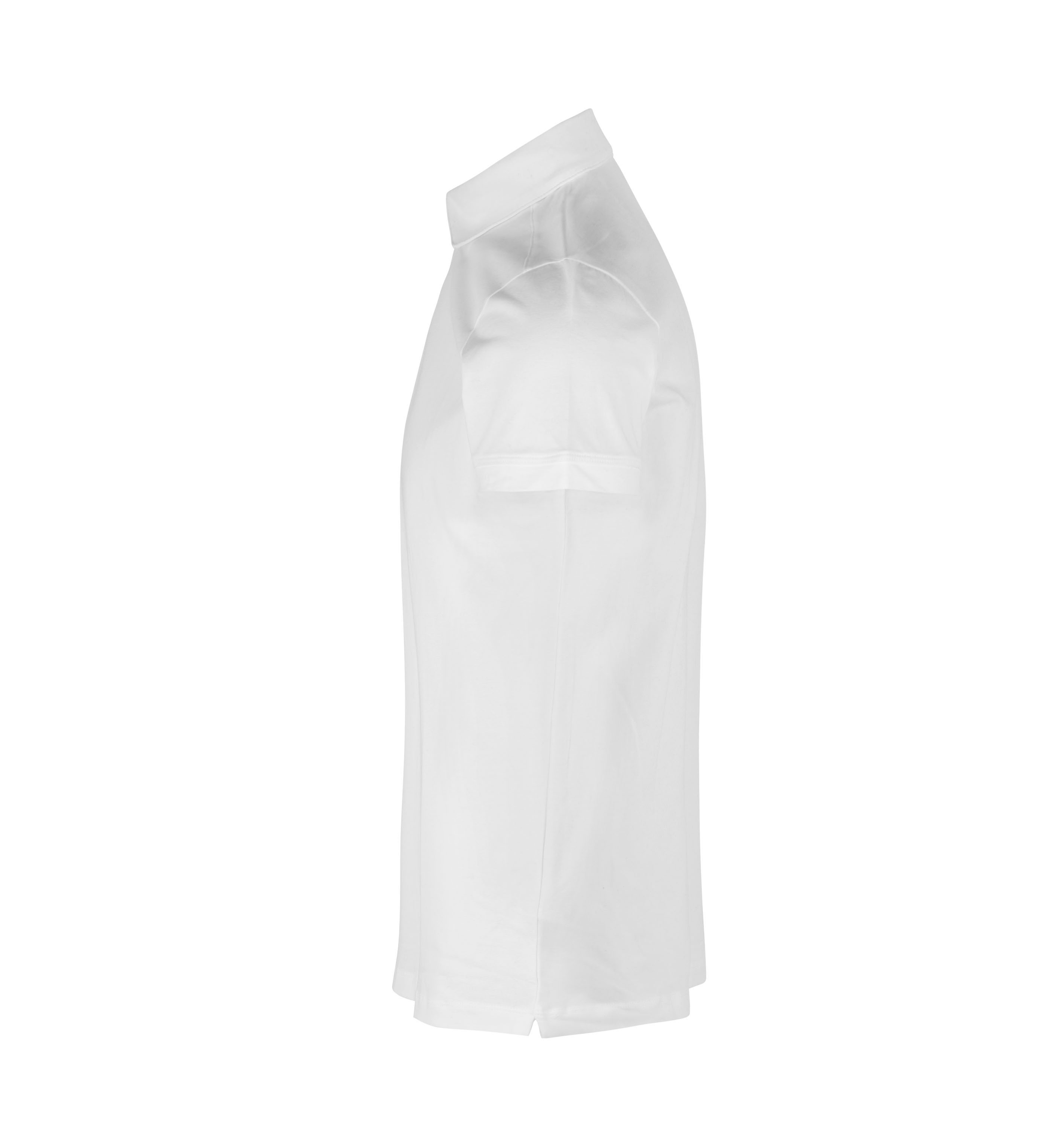 Business Poloshirt | Jersey – Weiss (Seite links)