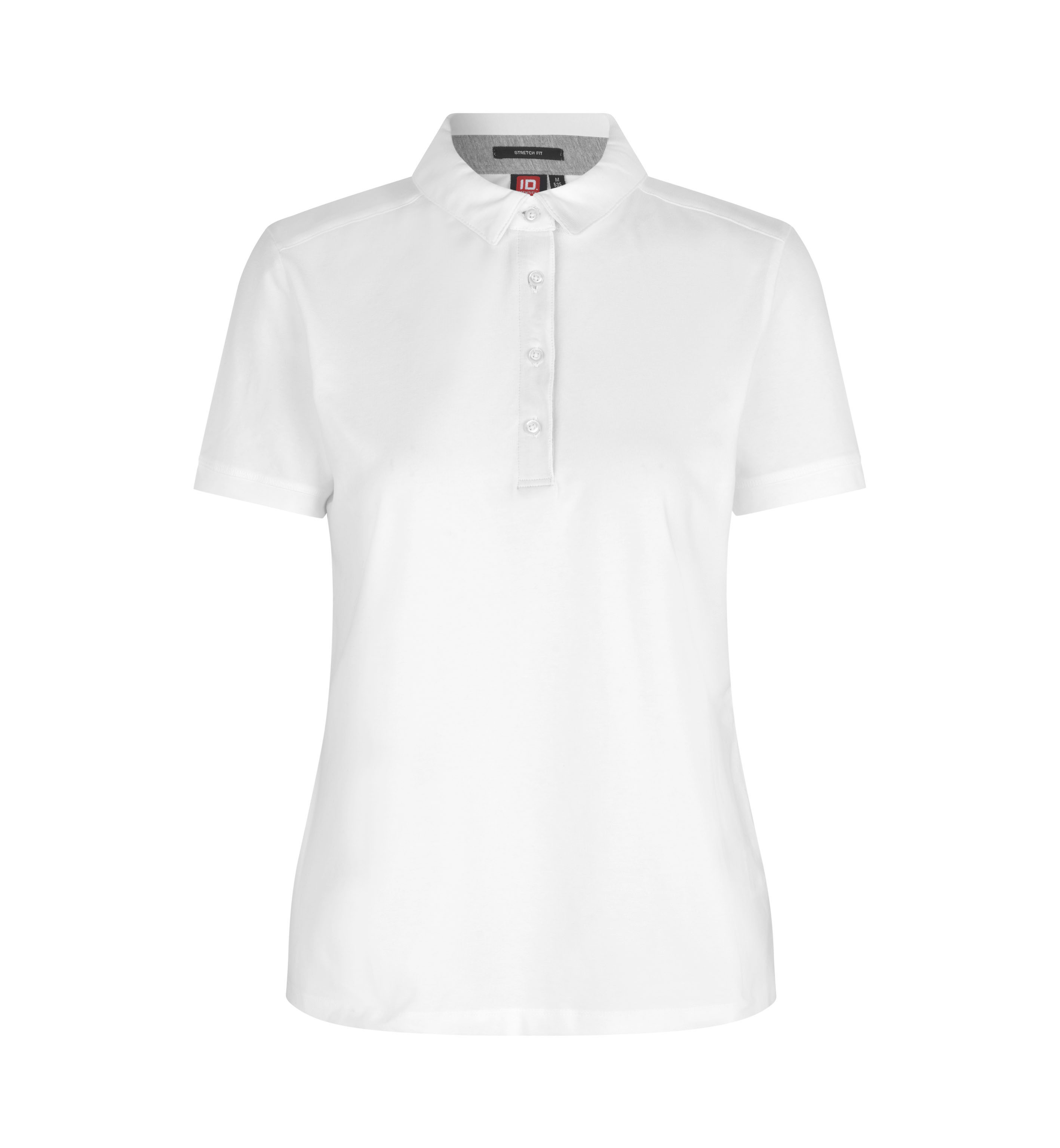 Business Poloshirt | Jersey | Damen – Weiss (Front)
