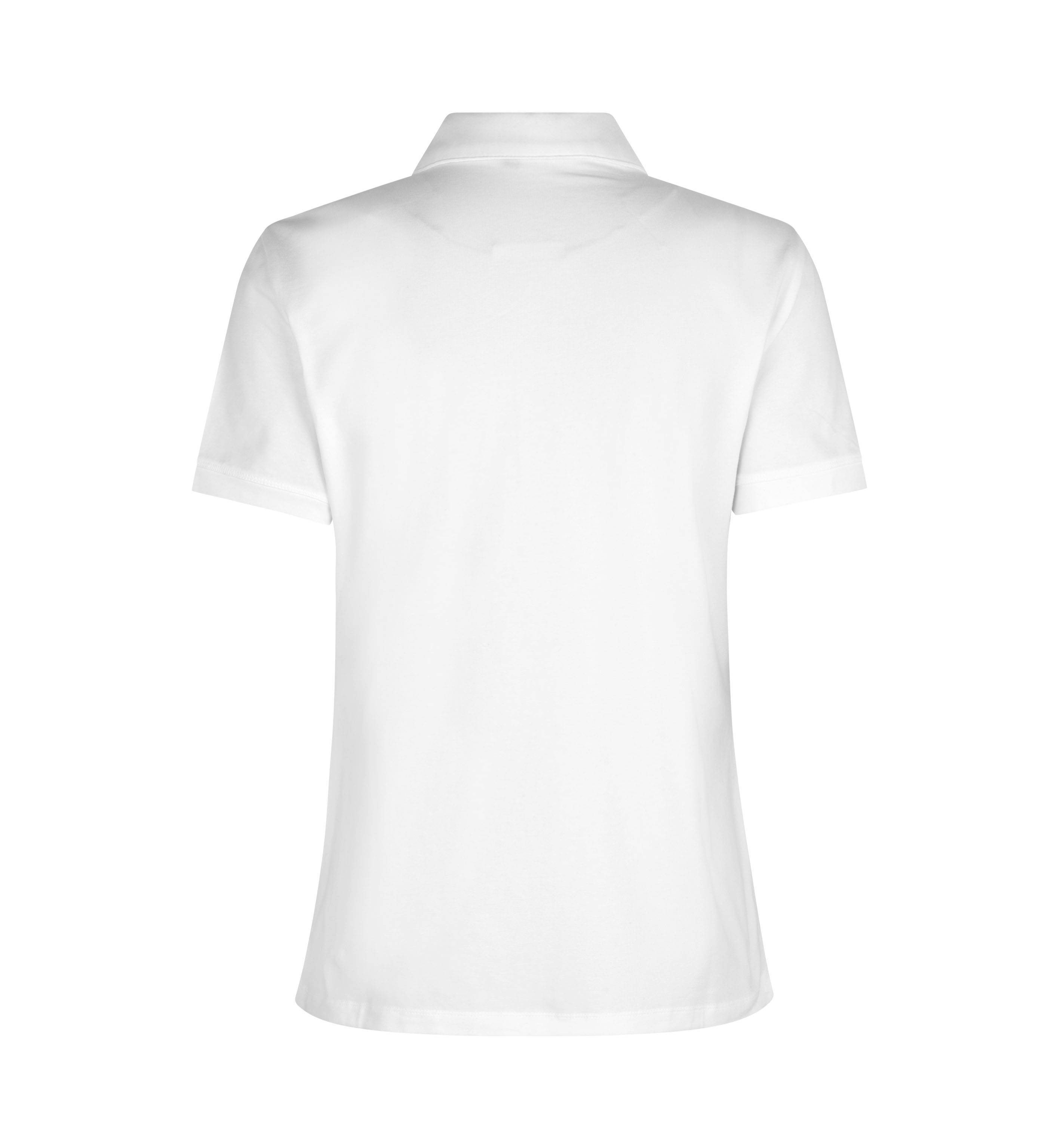 Business Poloshirt | Jersey | Damen – Weiss (Rücken)