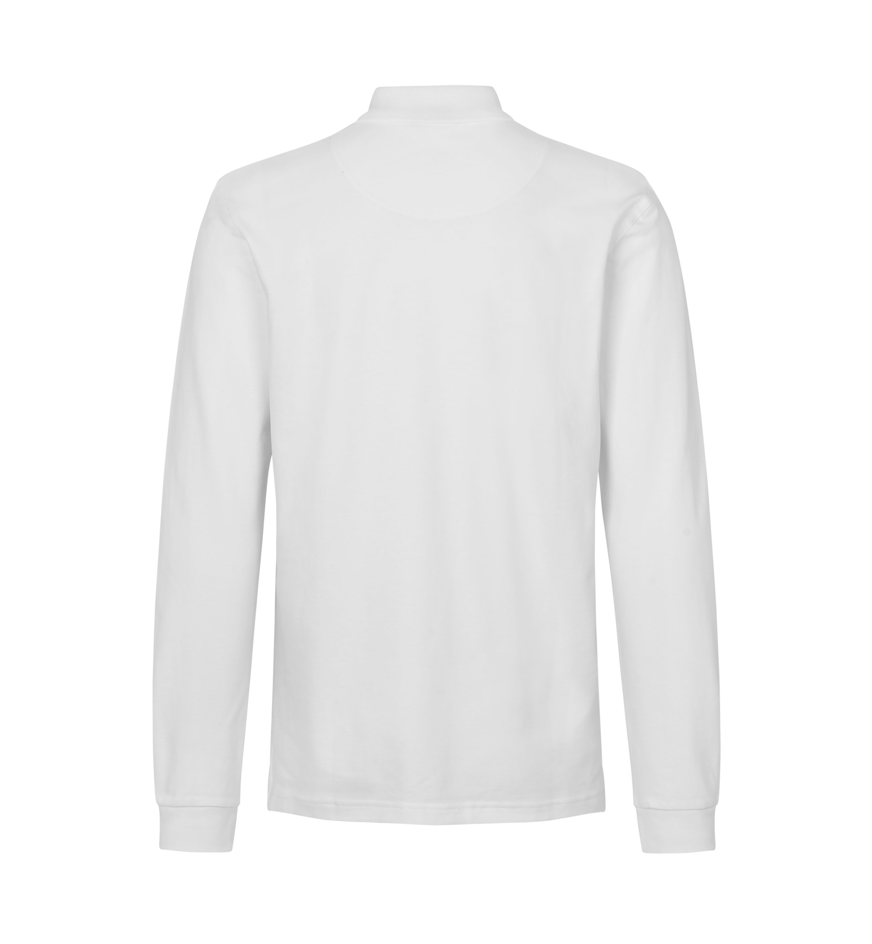 Long-sleeved polo shirt | stretch — White — thumbnail 2