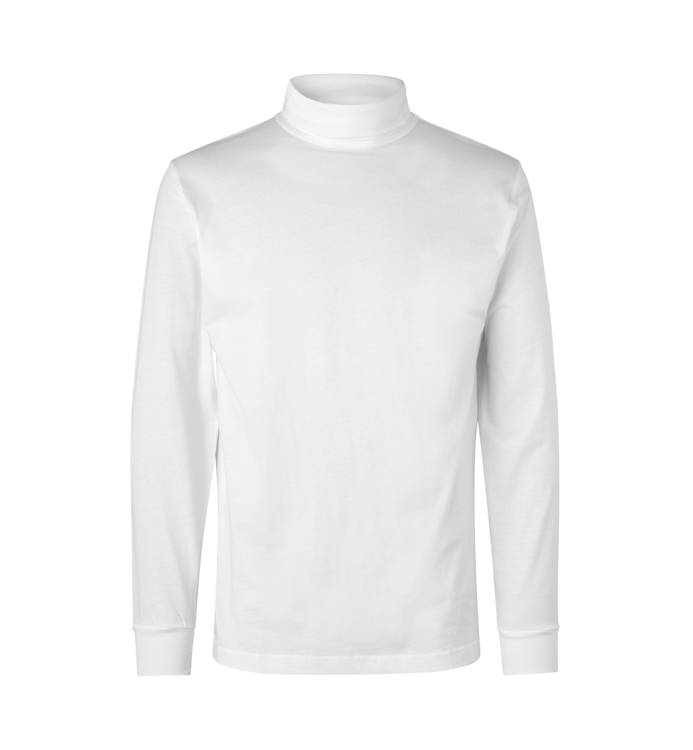 T-TIME® T-Shirt | Rollkragen – Weiss (Front)