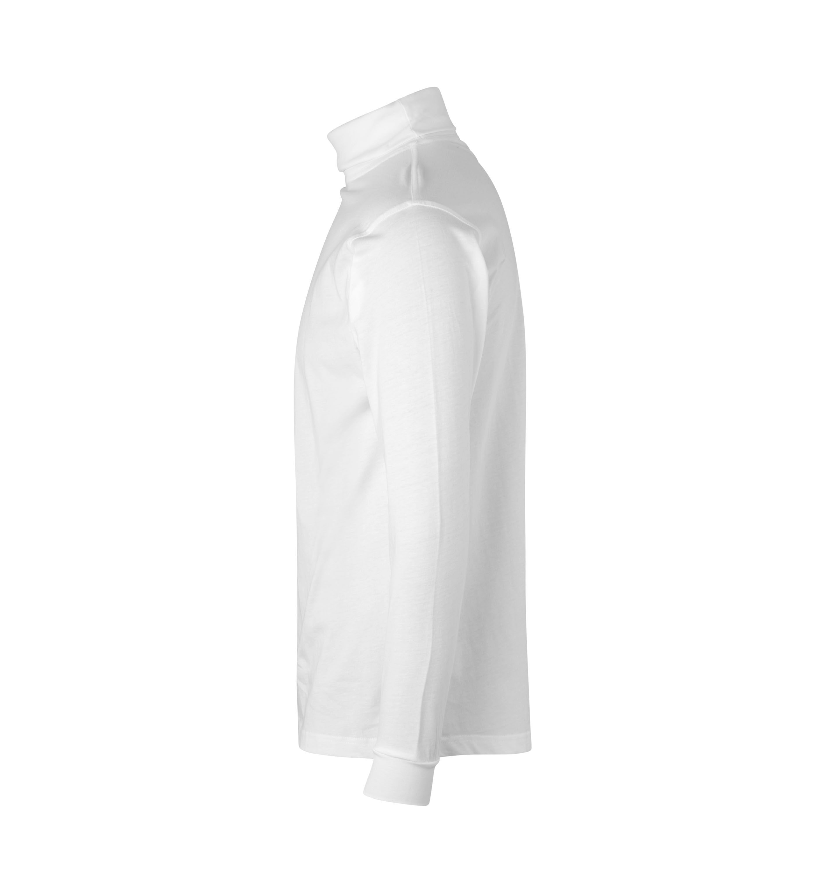 T-TIME® T-Shirt | Rollkragen – Weiss (Seite links)
