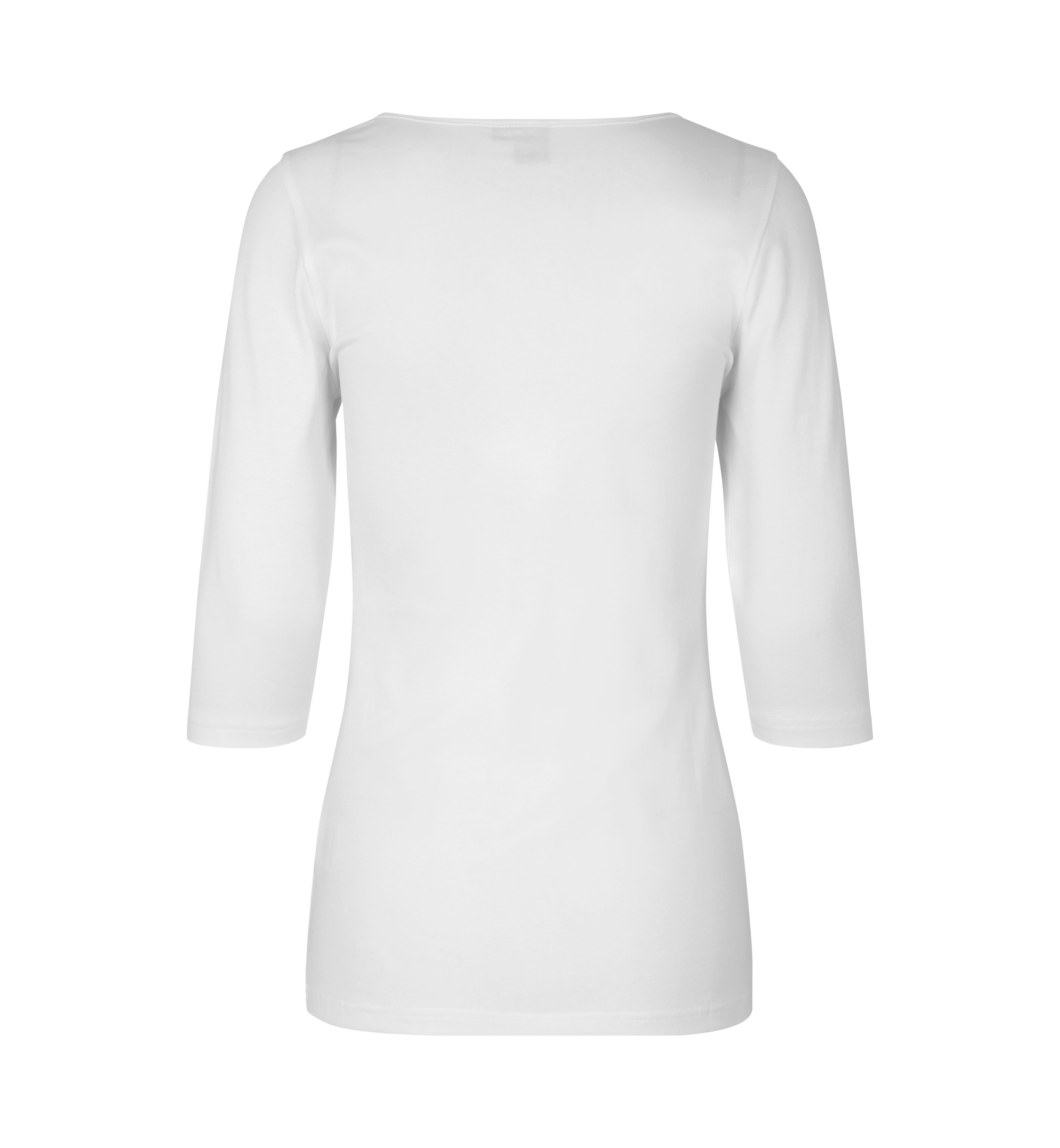 Stretch T-shirt | ¾ sleeved | women — White — thumbnail 2