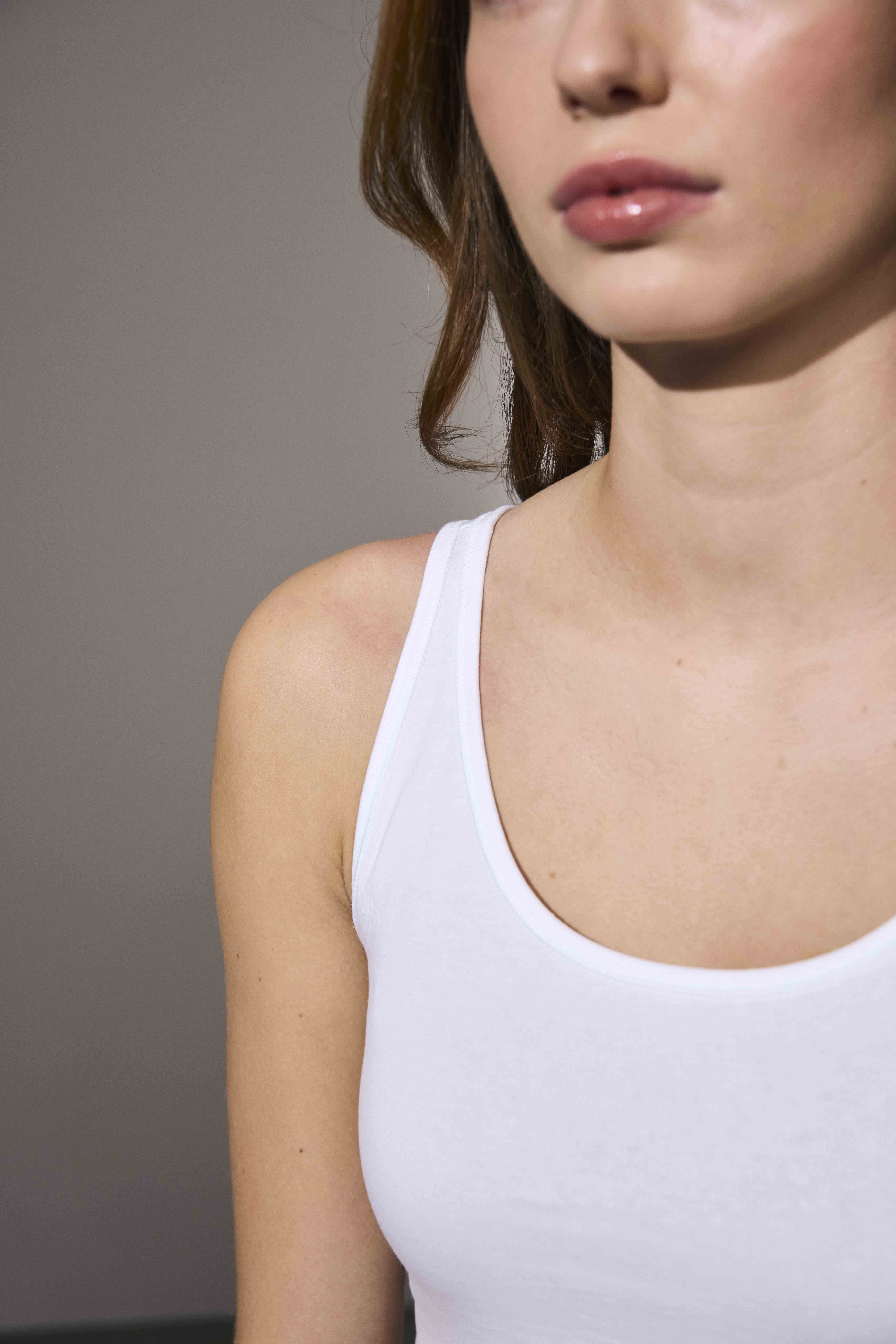 Tank top | stretch | women — White — thumbnail 8