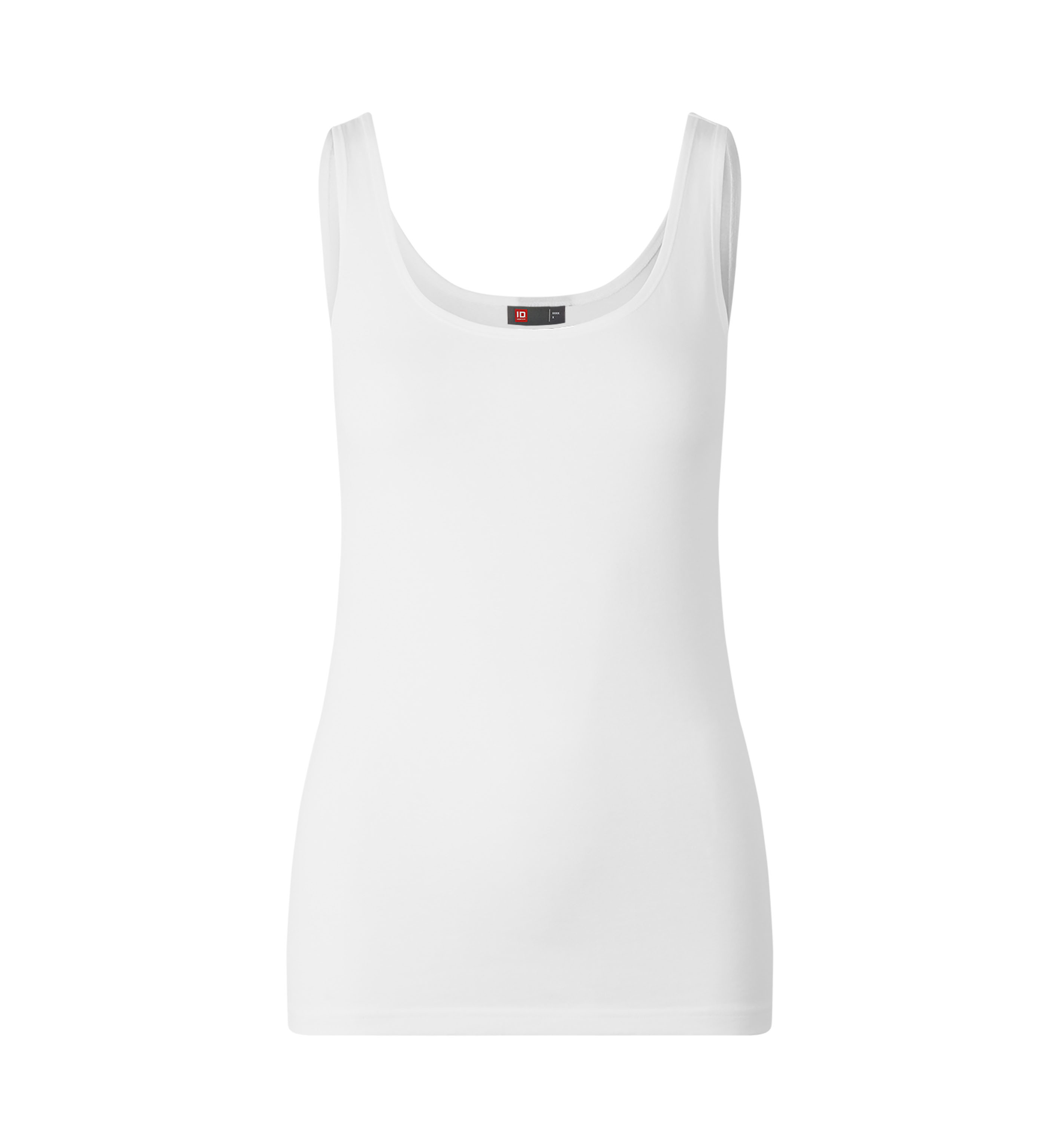 Tanktop | Stretch | Damen – Weiss (Front)