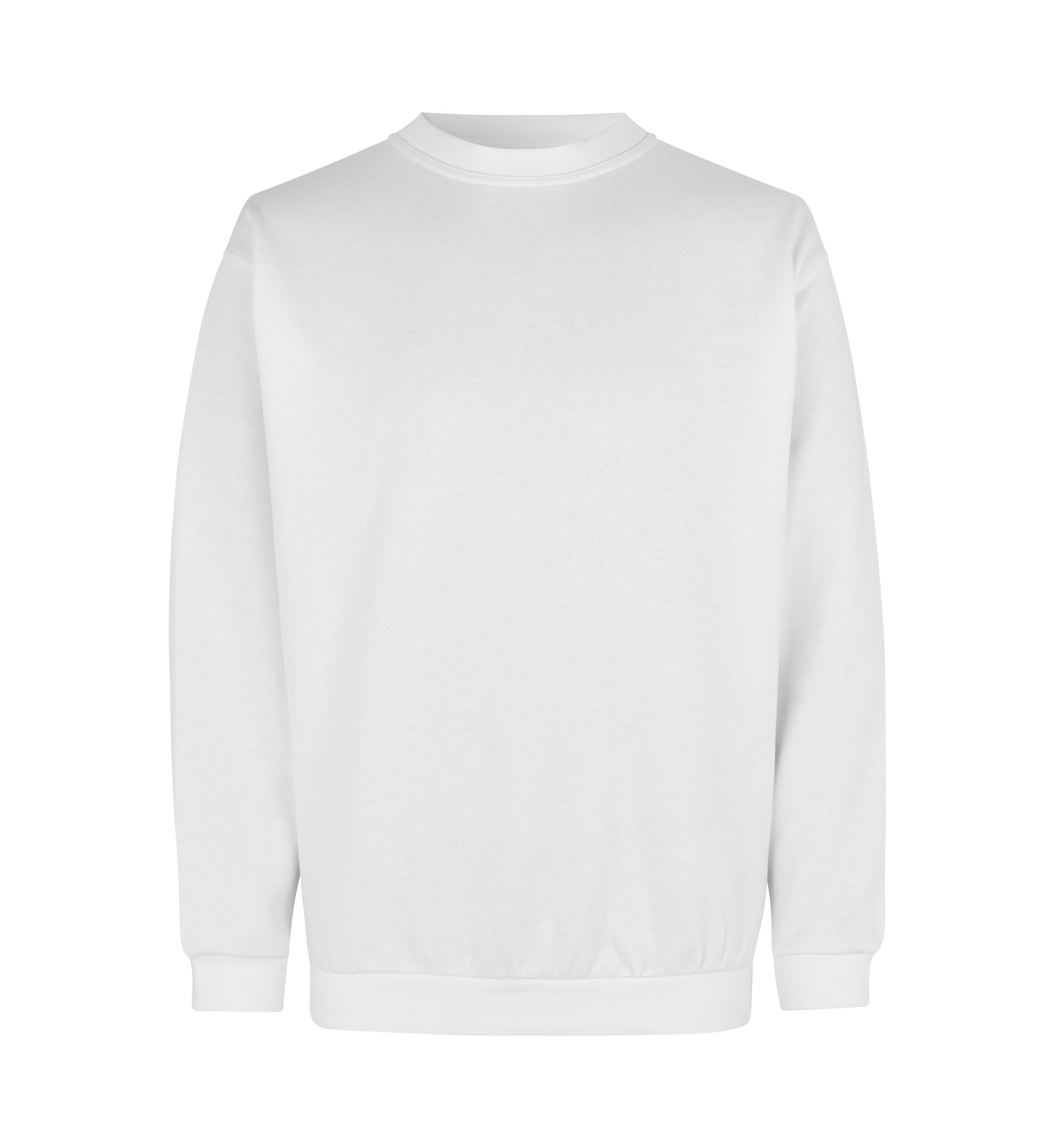 Sweatshirt | klassisch – Weiss (Front)
