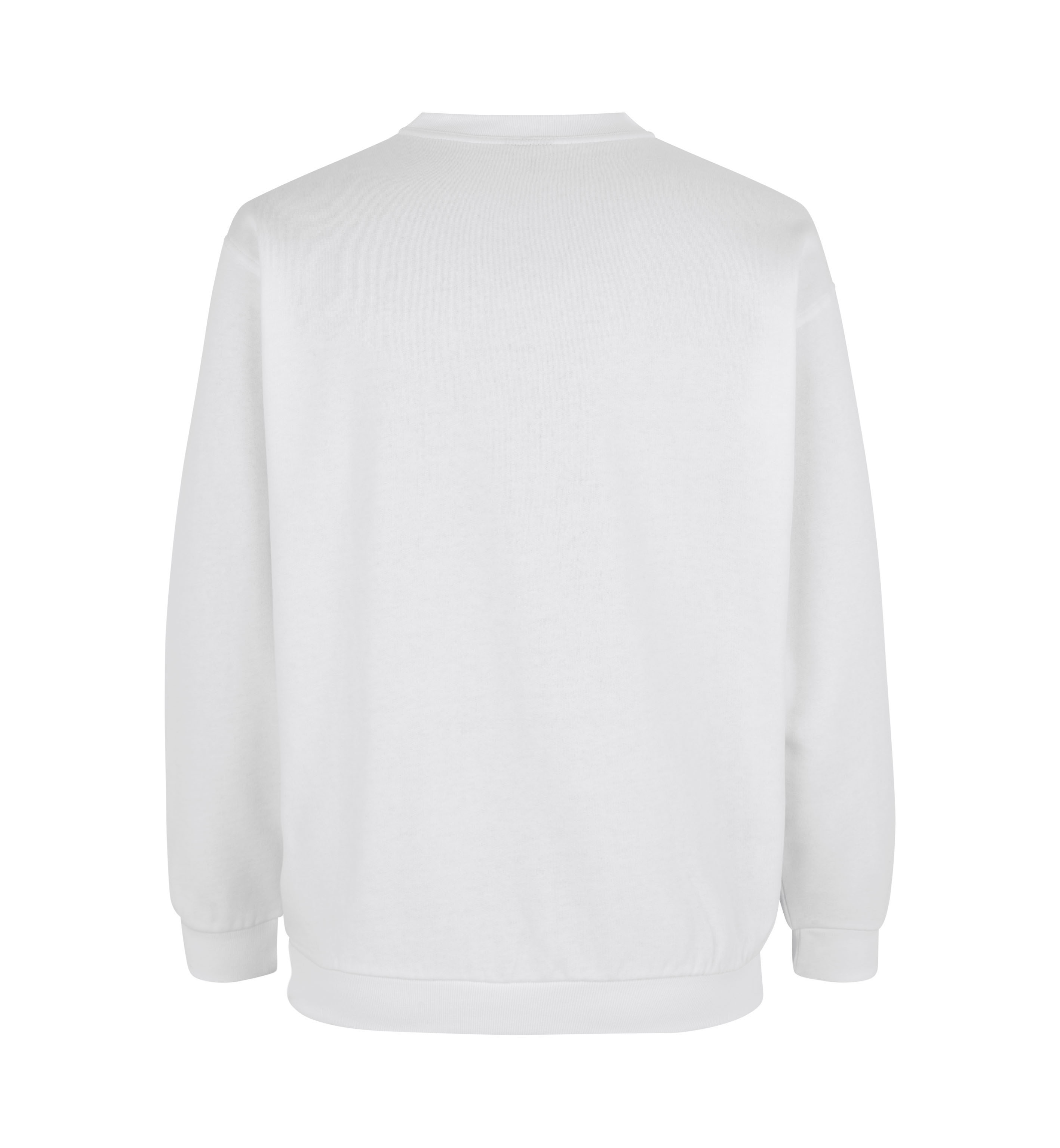 Sweatshirt | klassisch – Weiss (Rücken)