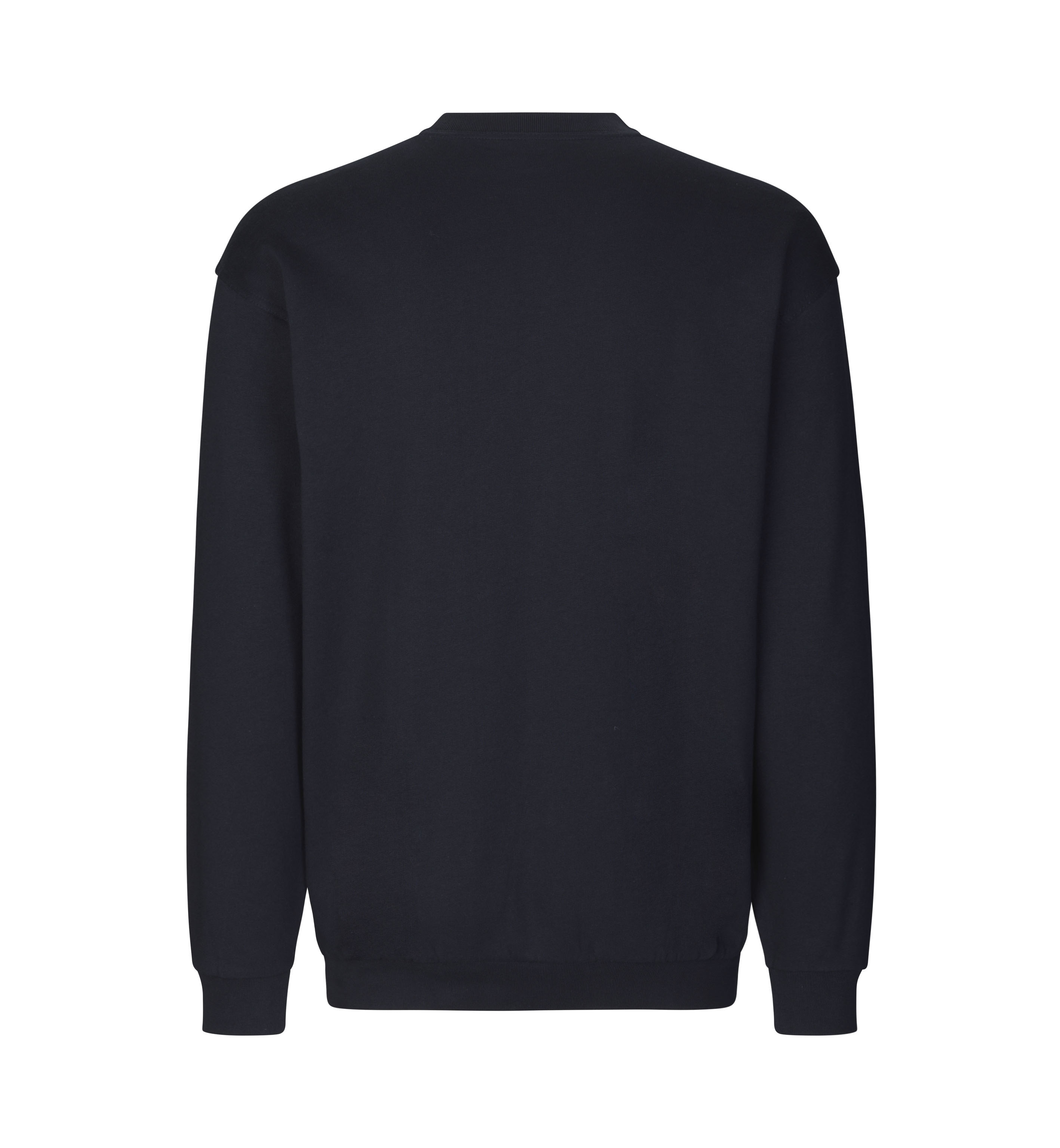 Klassisches Sweatshirt | Baumwolle – Navy (Rücken)