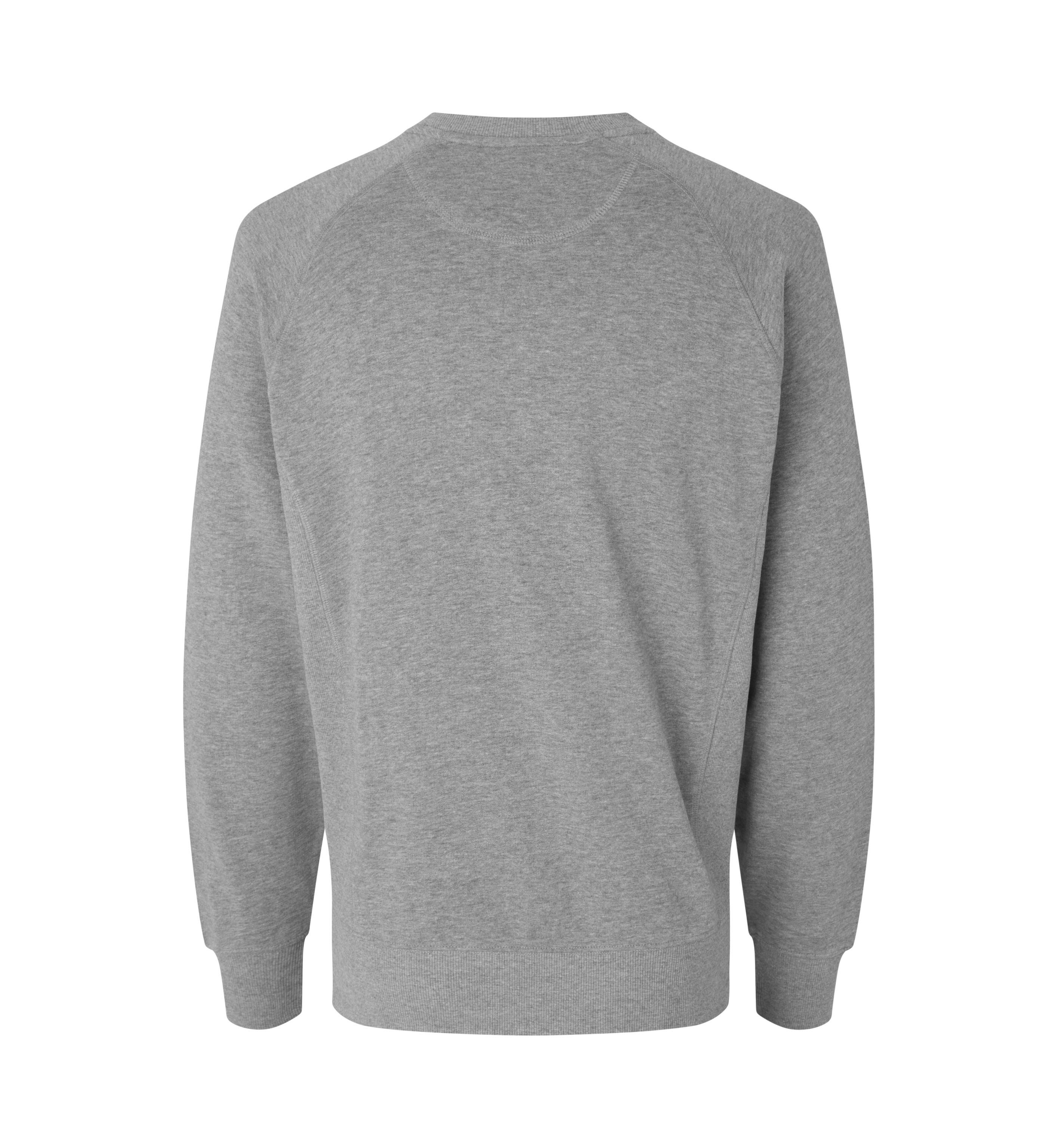 Sweatshirt | Business – Grau meliert (Rücken)