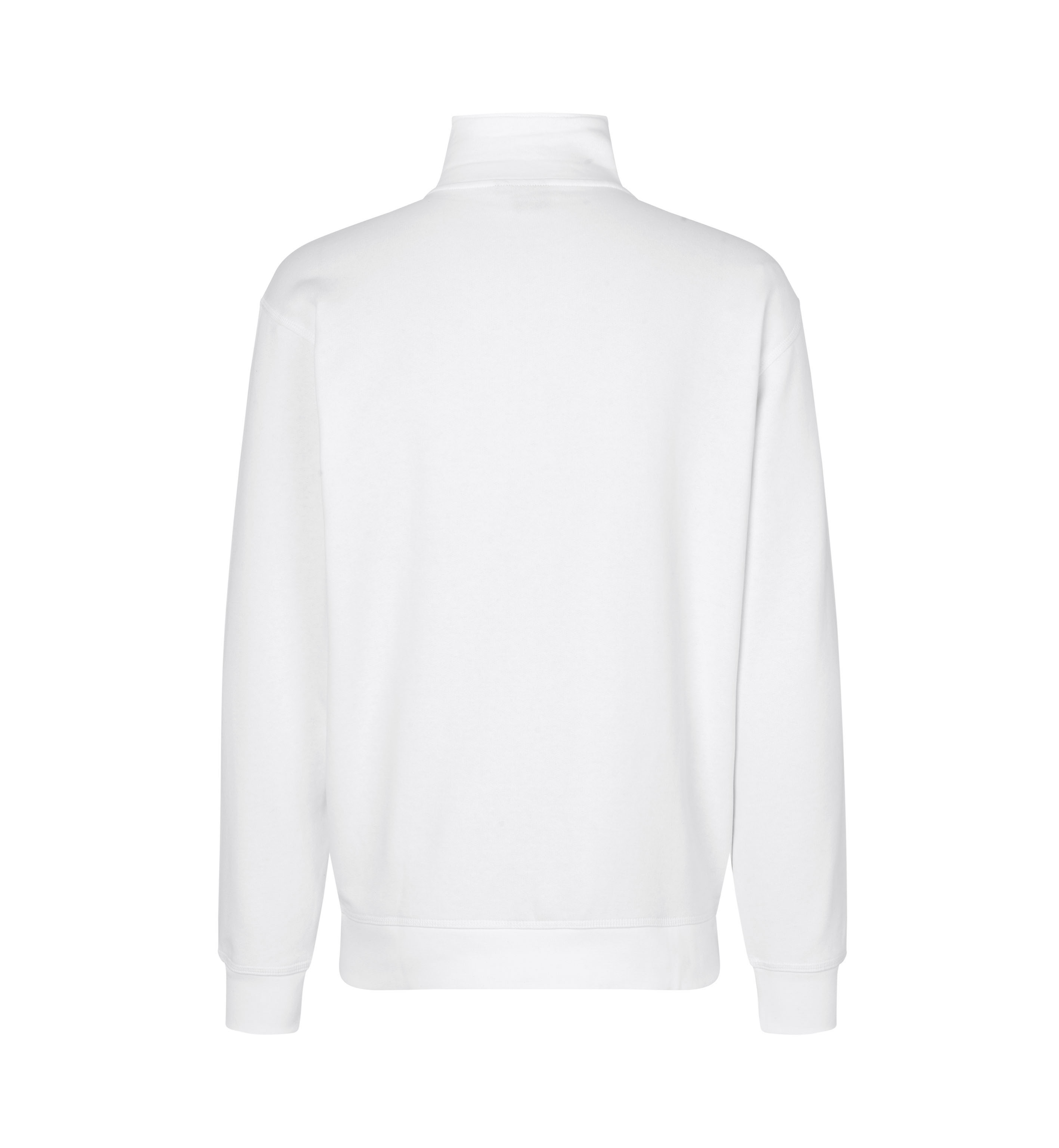Sweat-Cardigan – Weiss (Rücken)