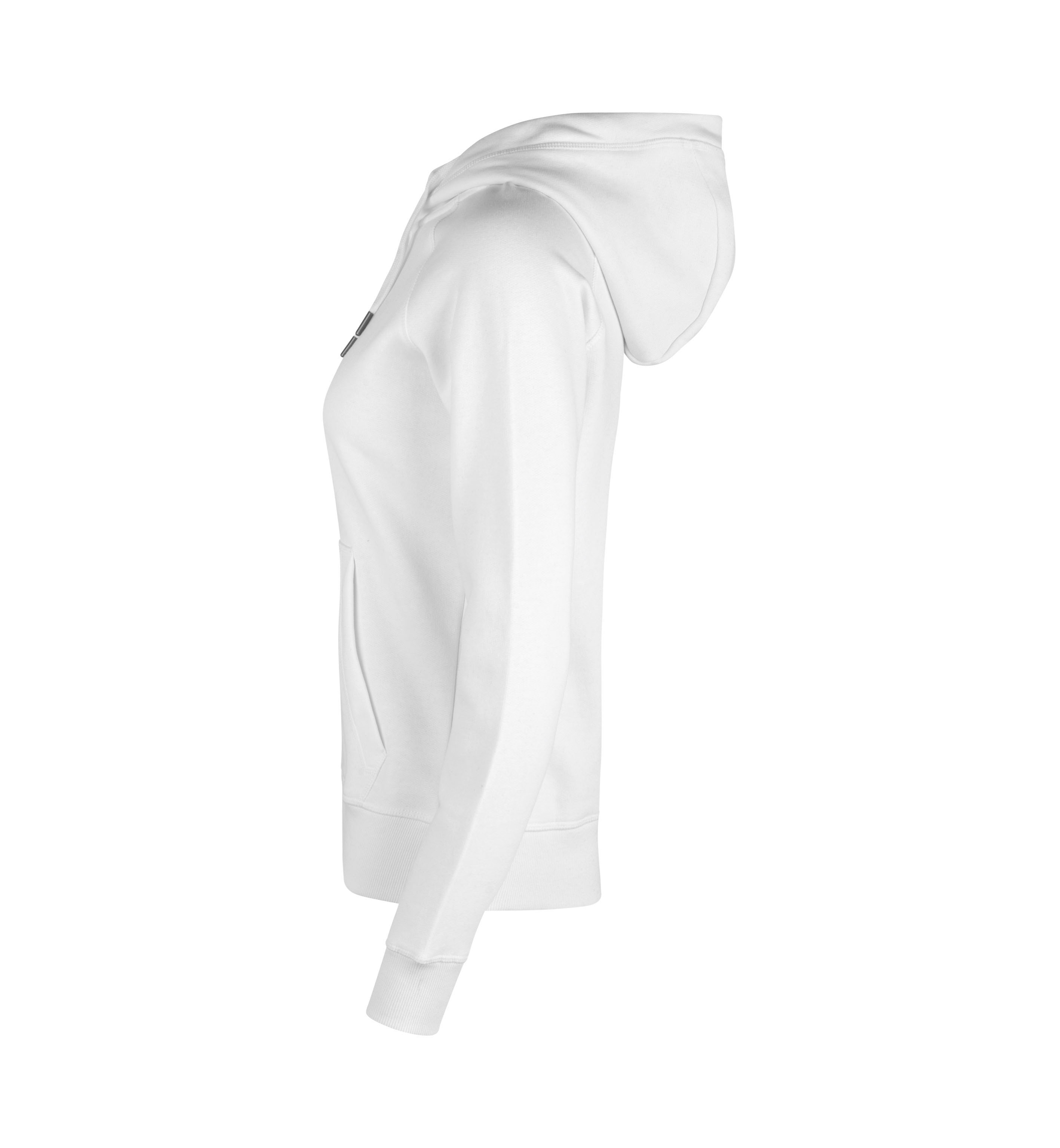 CORE hoodie | zip | women — White — thumbnail 3