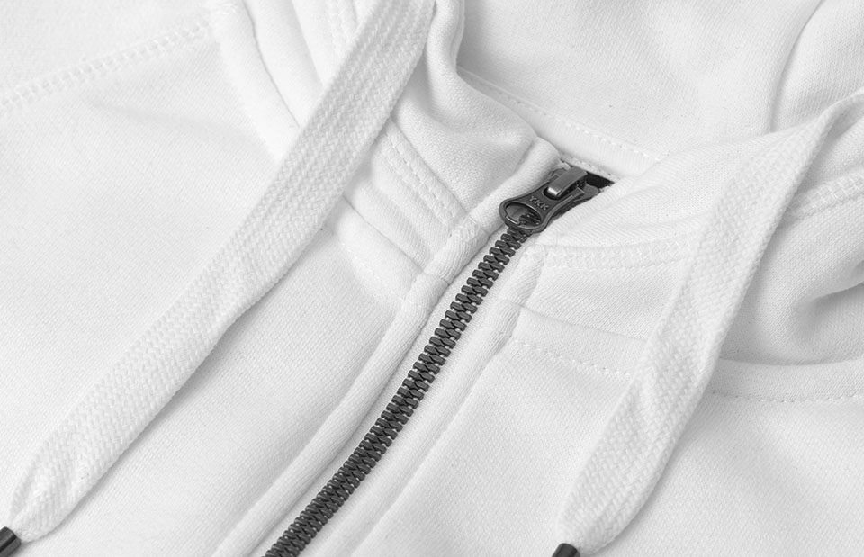 CORE hoodie | zip | women — White — thumbnail 4