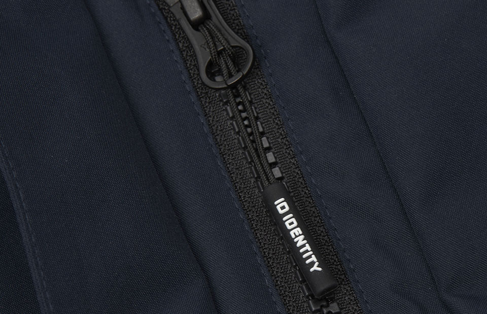 Zip-n-Mix  shell jacket. — Navy — thumbnail 4