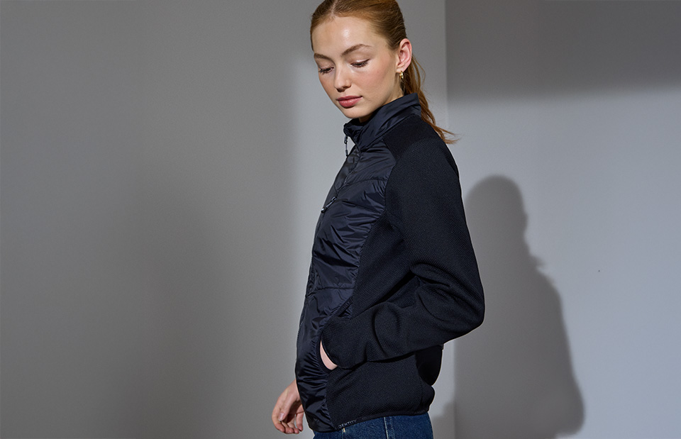Hybrid jacket | women — Navy — thumbnail 5