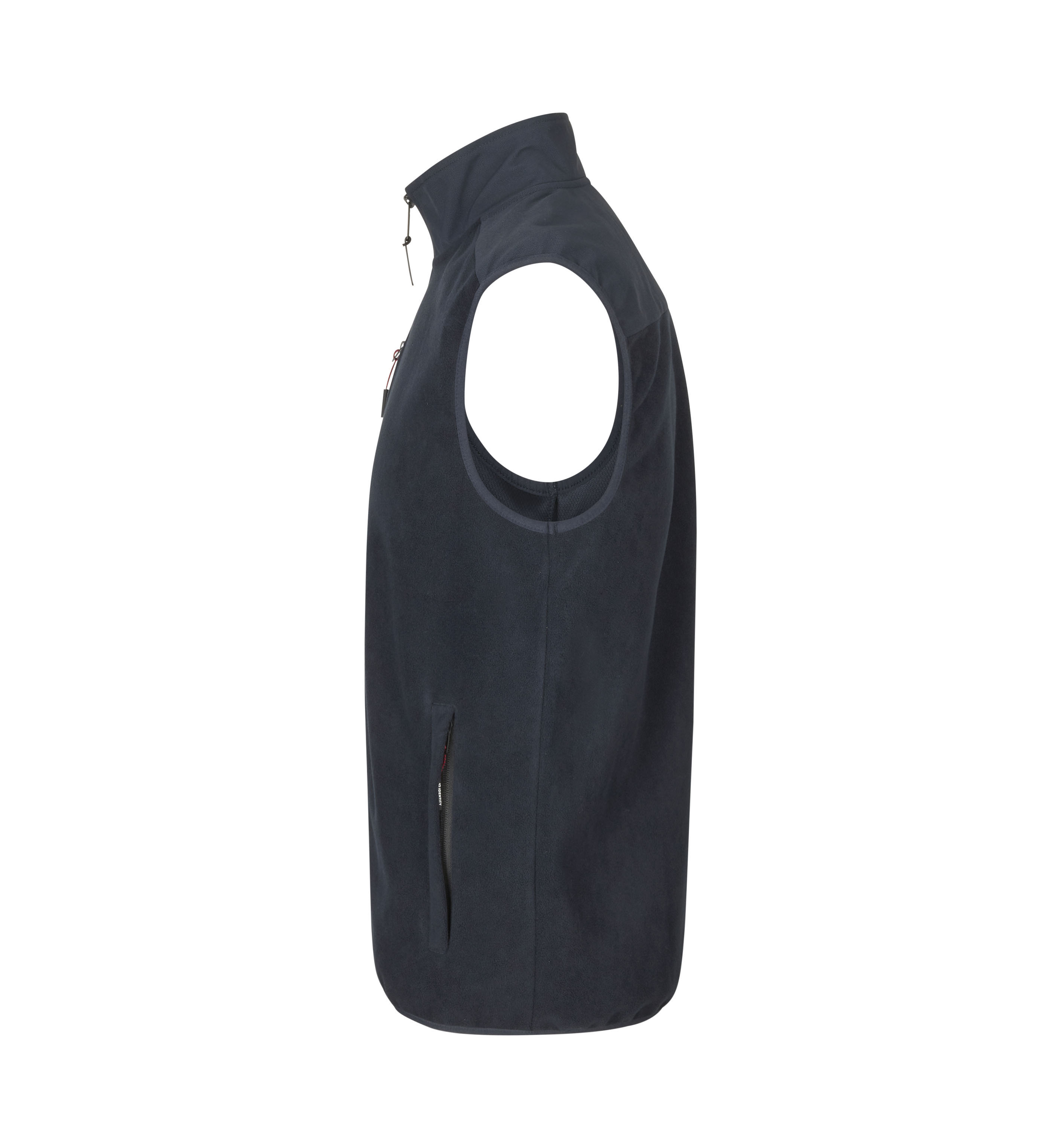 Bonded fleece vest — Navy — thumbnail 3