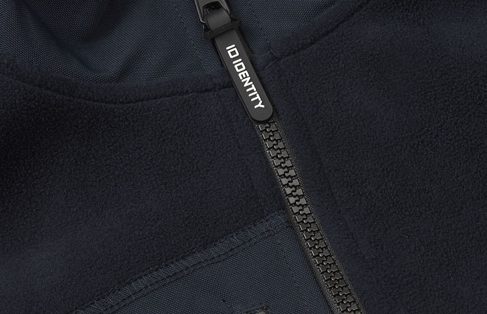 Bonded fleece vest | women — Navy — thumbnail 4