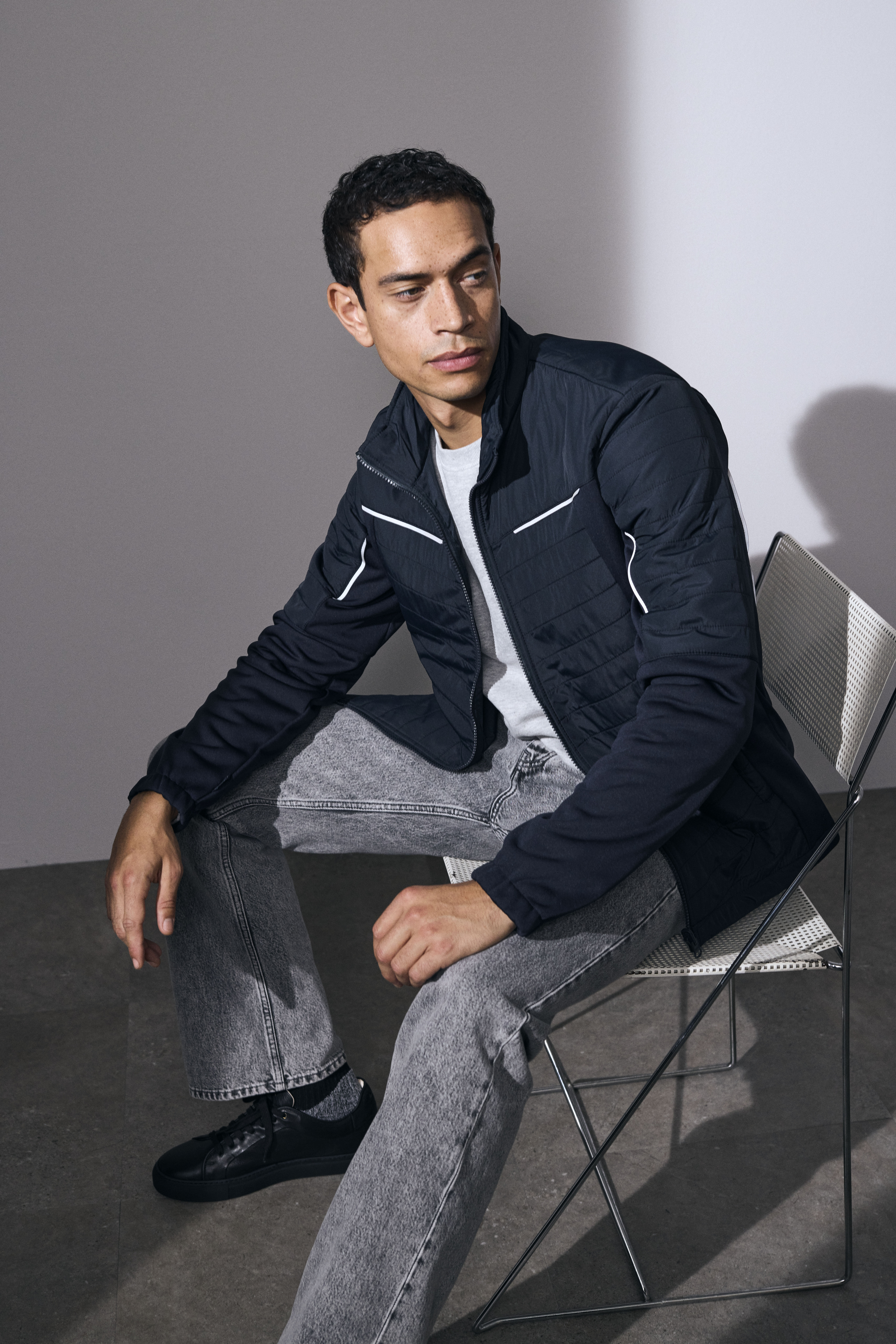 Zip-n-Mix jacket | hybrid — Navy — thumbnail 7