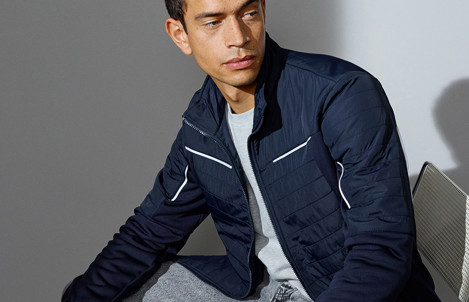 Zip-n-Mix jacket | hybrid — Navy — thumbnail 5