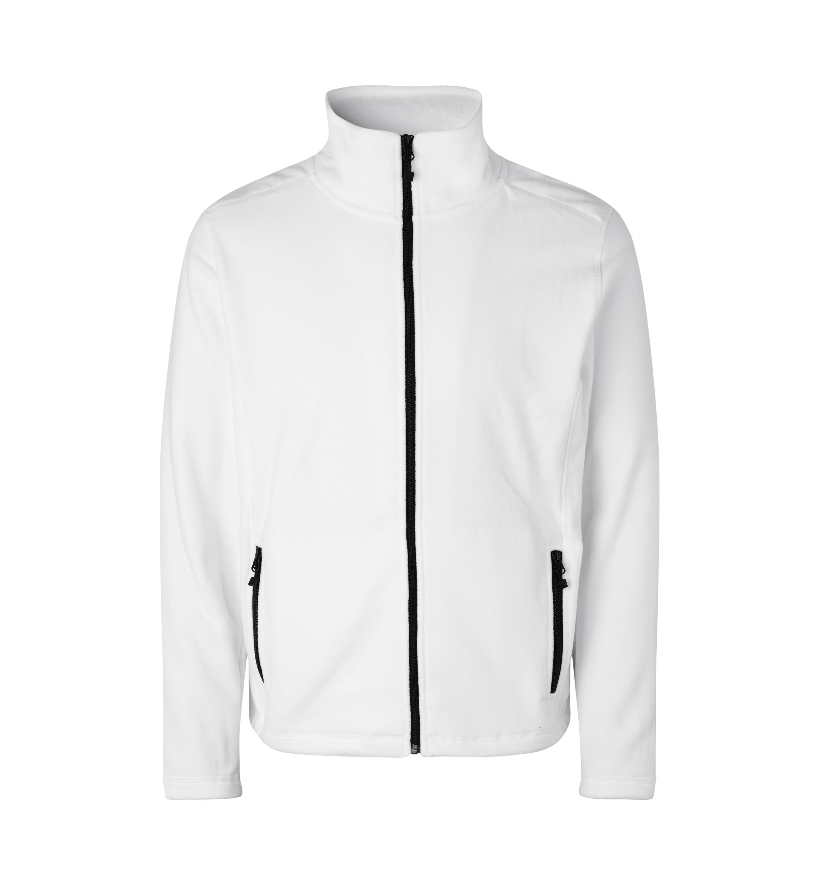 Cardigan | Microfleece – Weiss (Front)