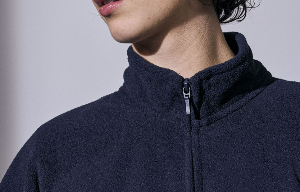 Fleece tunic | unisex — Navy — thumbnail 6
