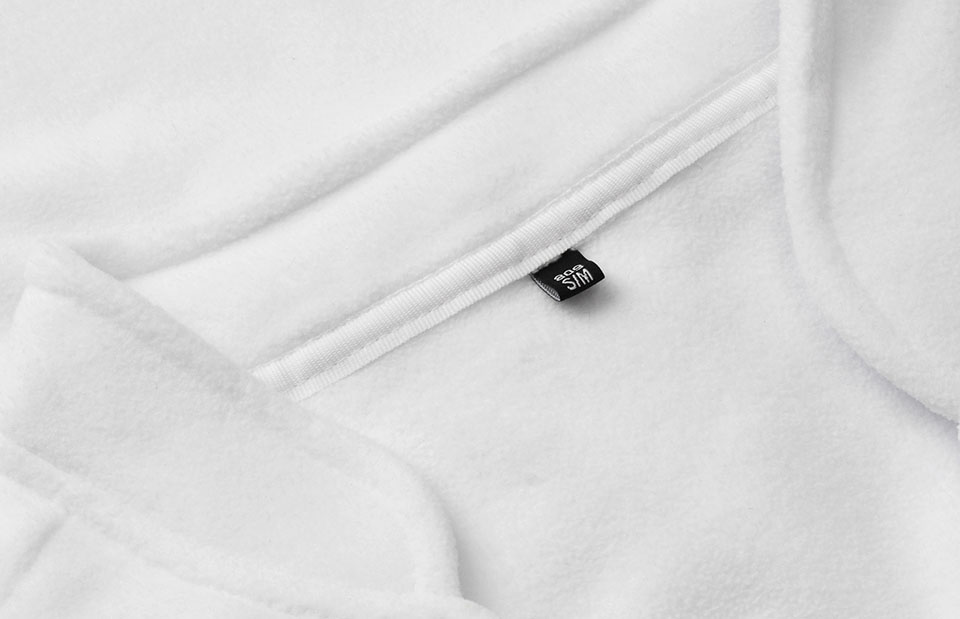 Fleece bolero | unisex — White — thumbnail 4