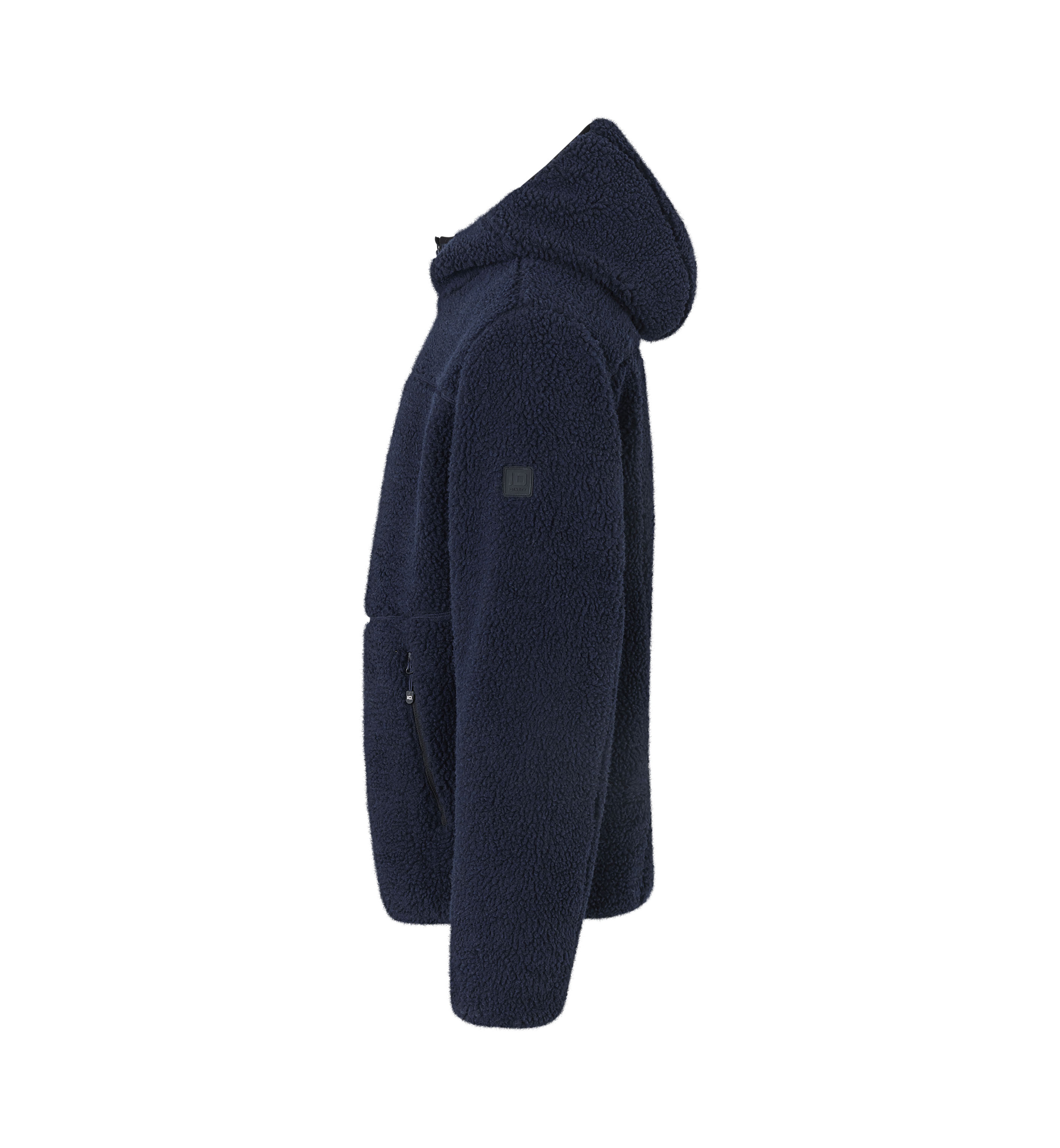 Pile fleece jacket — Navy — thumbnail 3