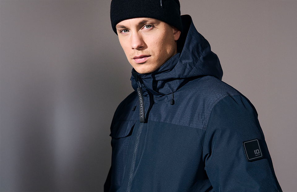 Hooded winter jacket — Navy — thumbnail 6