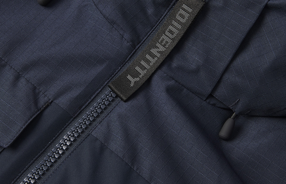 Hooded winter jacket — Navy — thumbnail 4