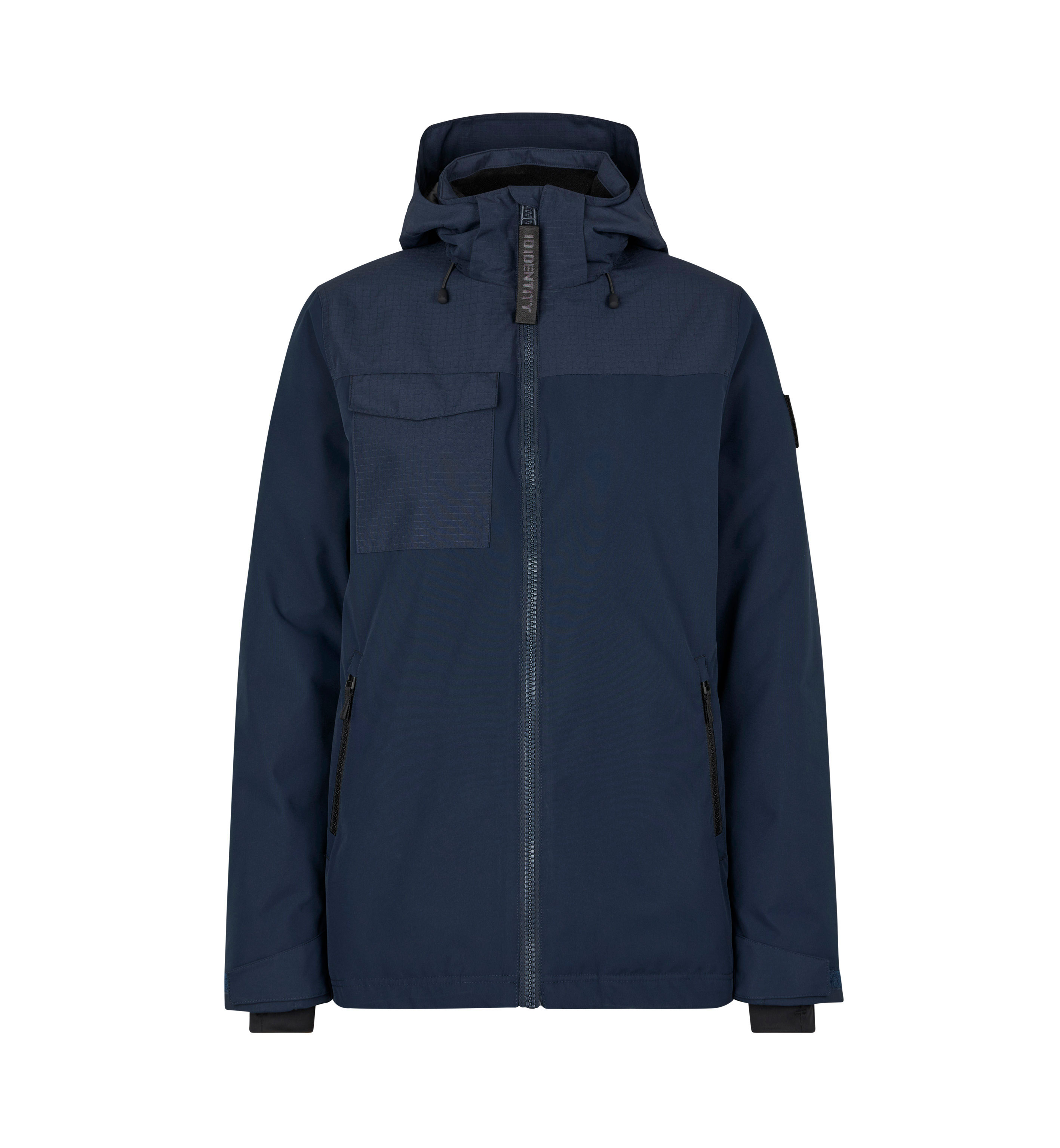 Kapuzen Winterjacke | Damen – Navy (Front)