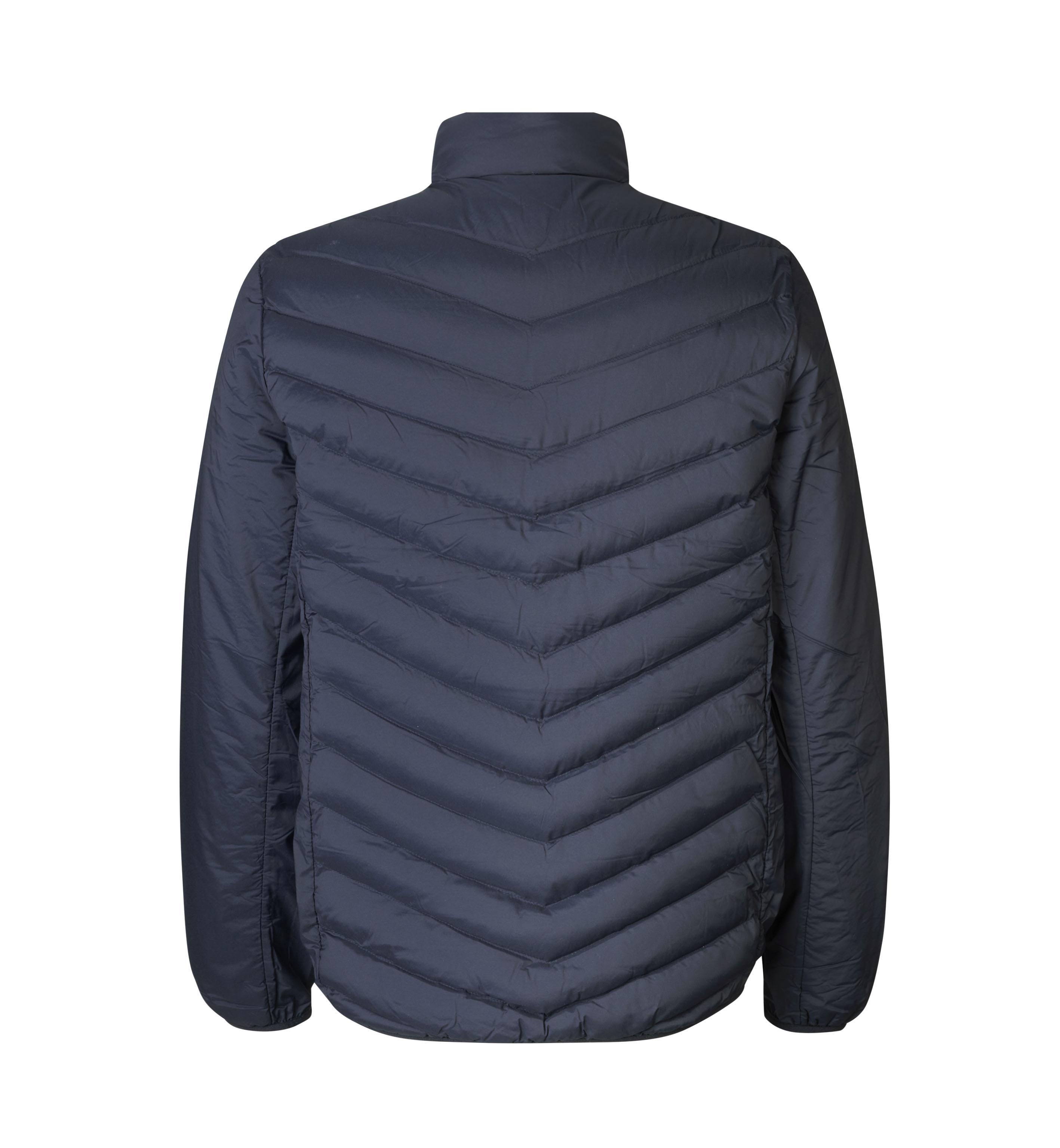 Gefütterte Jacke | Stretch – Navy (Rücken)