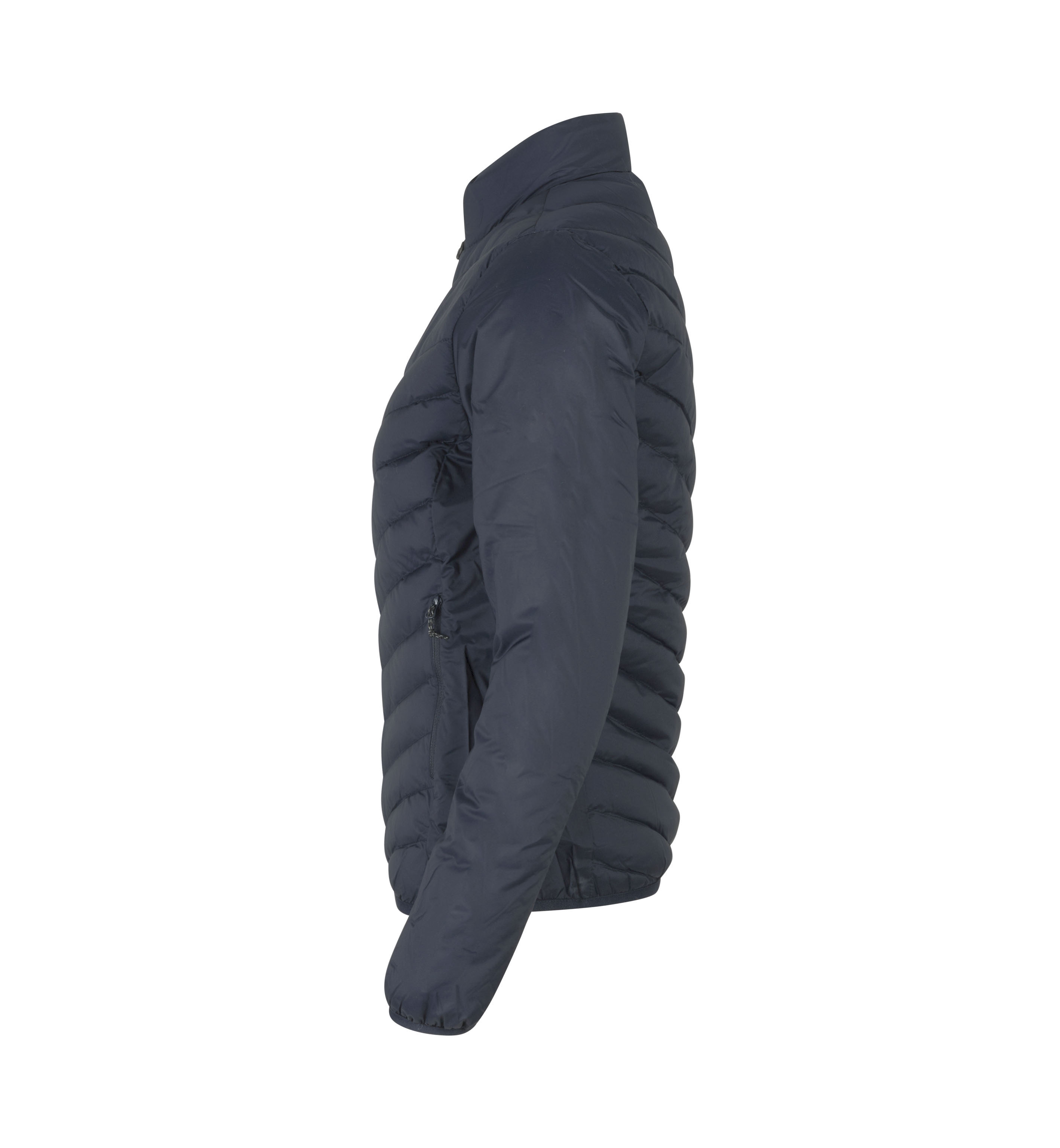 Gefütterte Jacke | Stretch | Damen – Navy (Seite links)