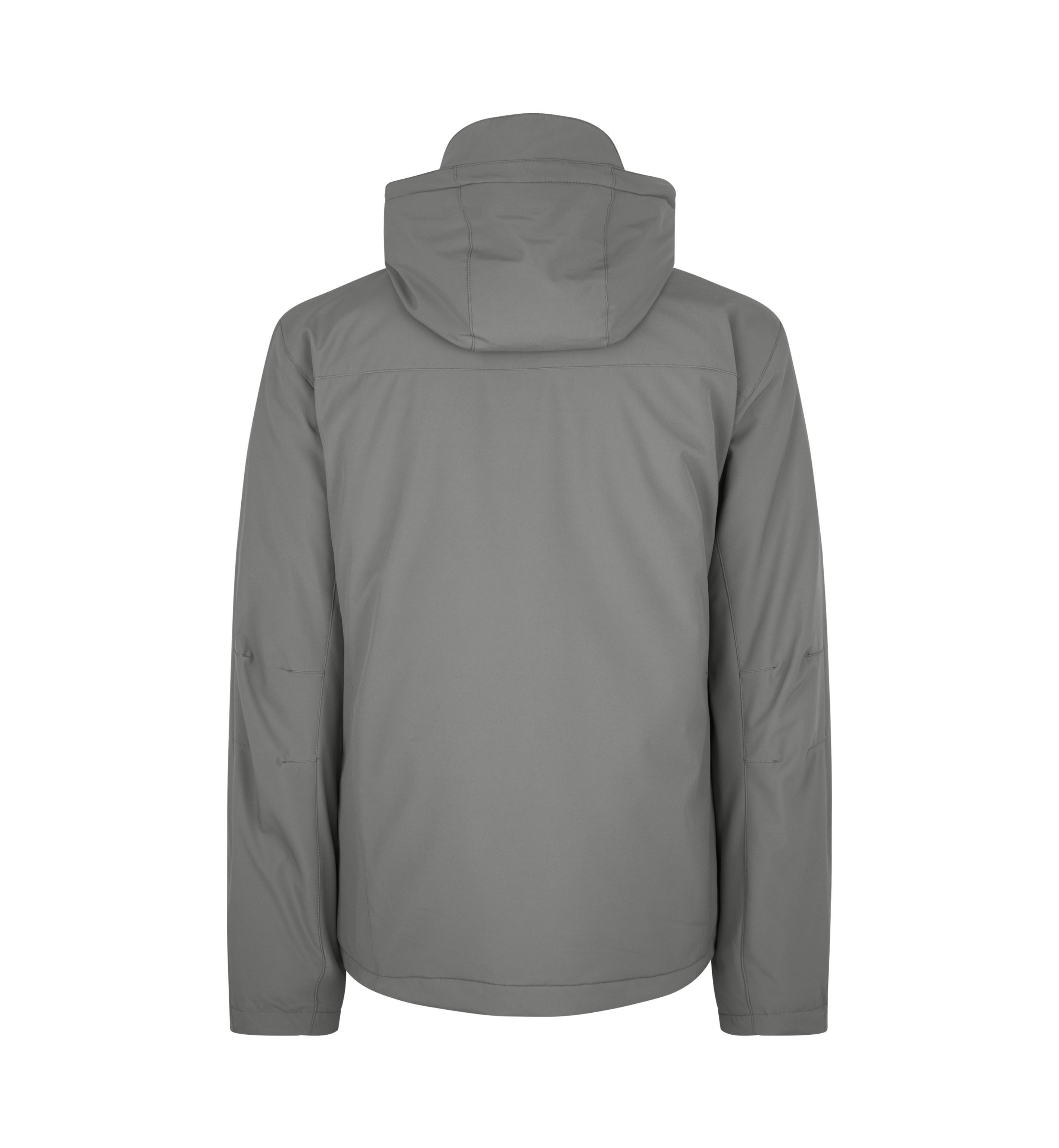 Soft Shell-Jacke | Winter – Grau (Rücken)