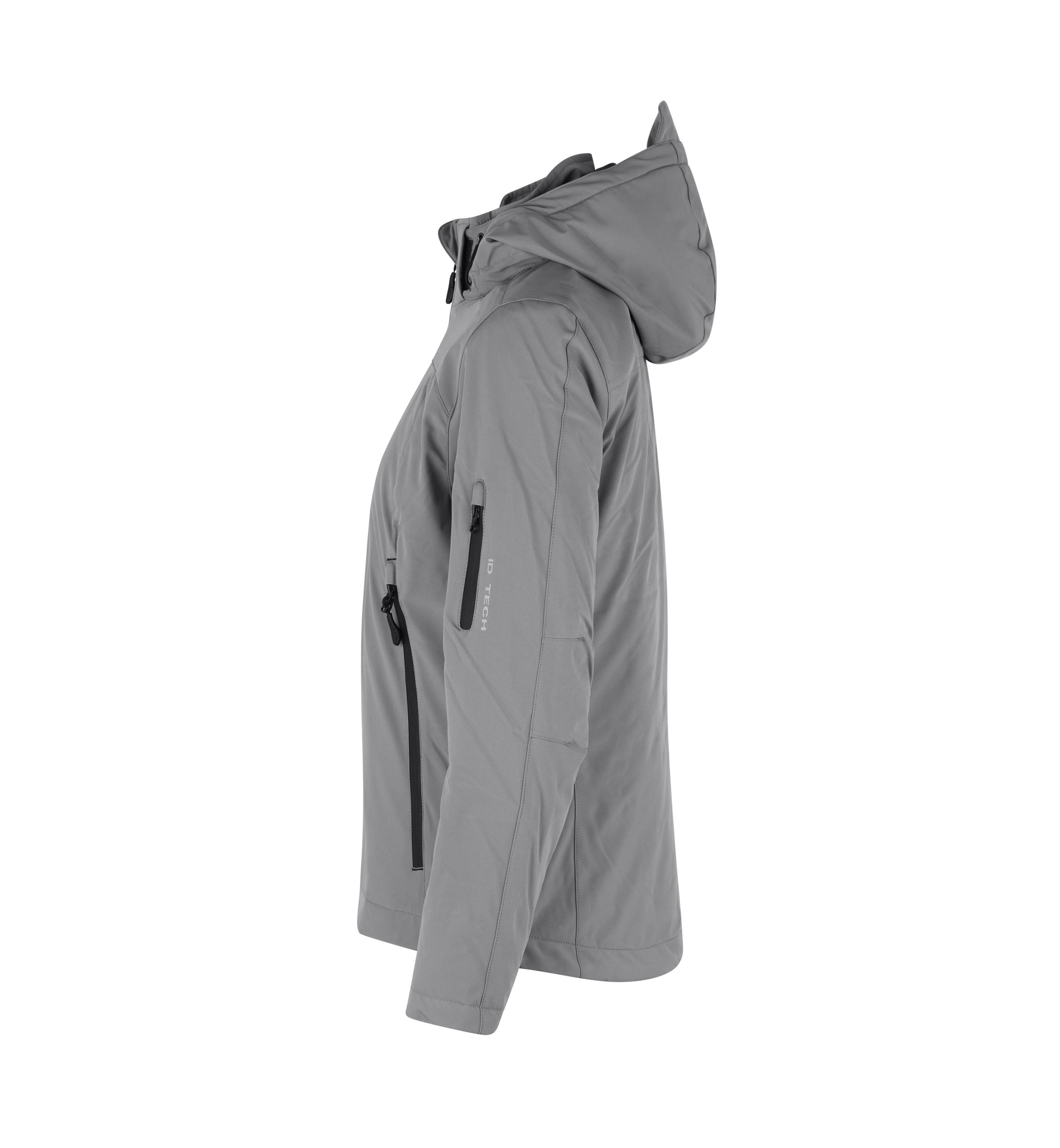 Soft Shell-Jacke | Winter | Damen – Grau (Seite links)
