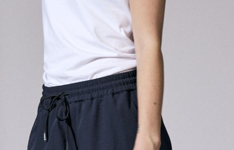 Cargo stretch pants | unisex — Navy — thumbnail 5