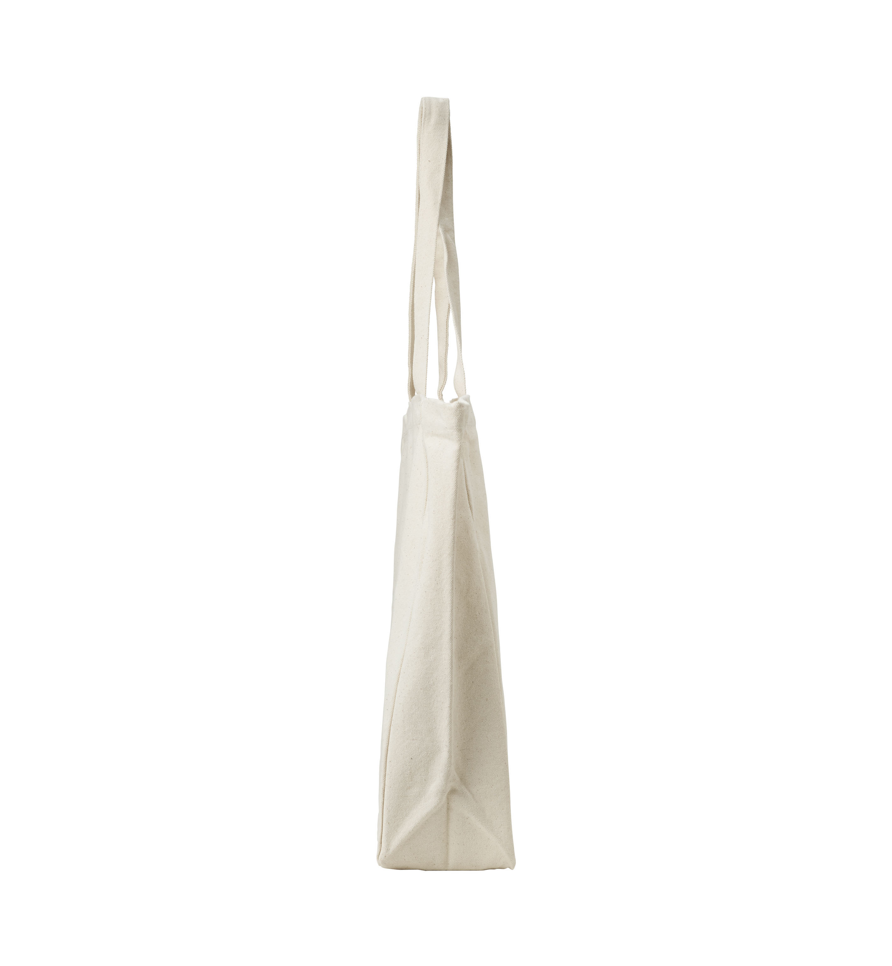 Baumwolltasche – Off-white (Seite links)