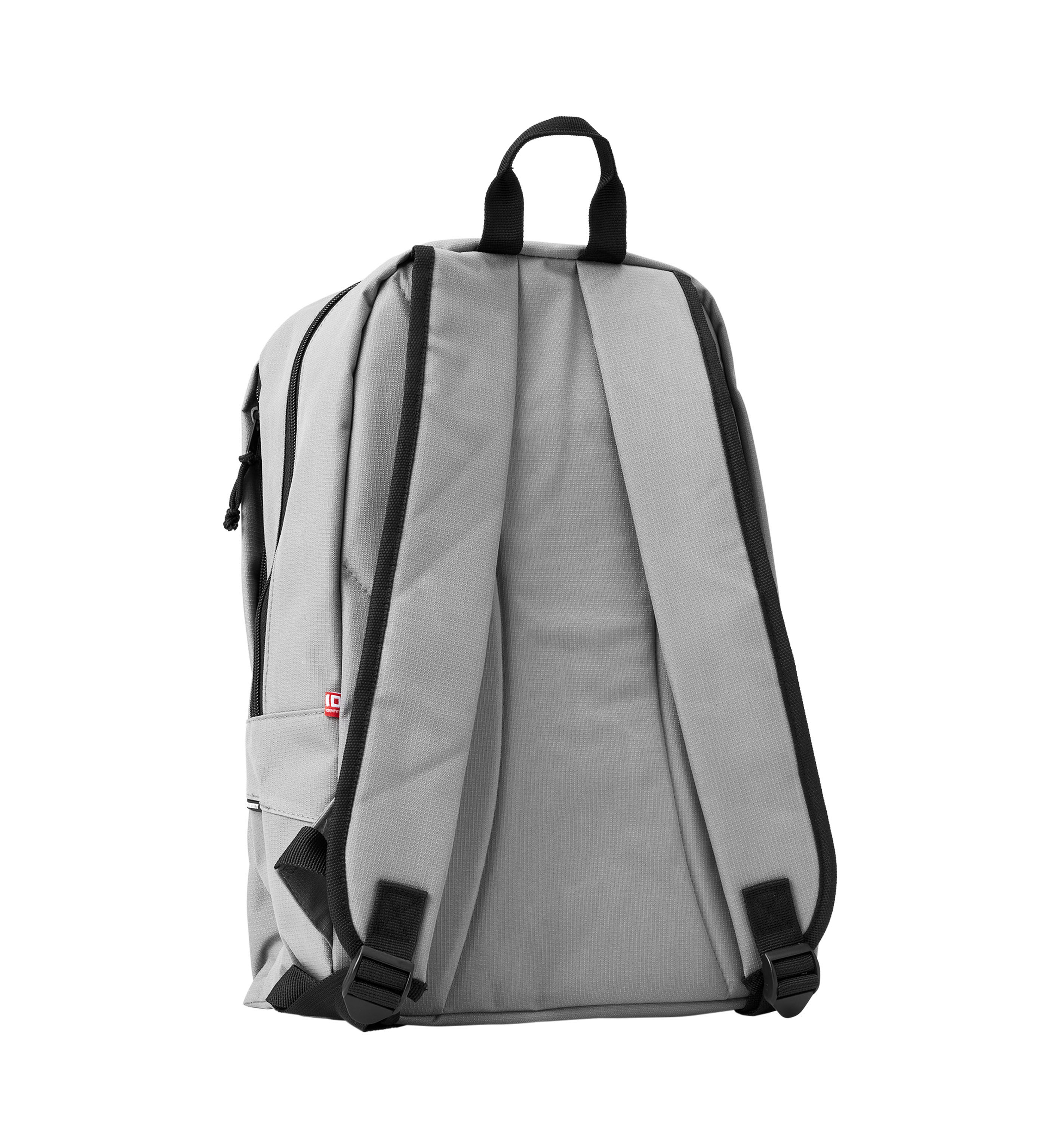 Ripstop-Rucksack – Grau (Rücken)