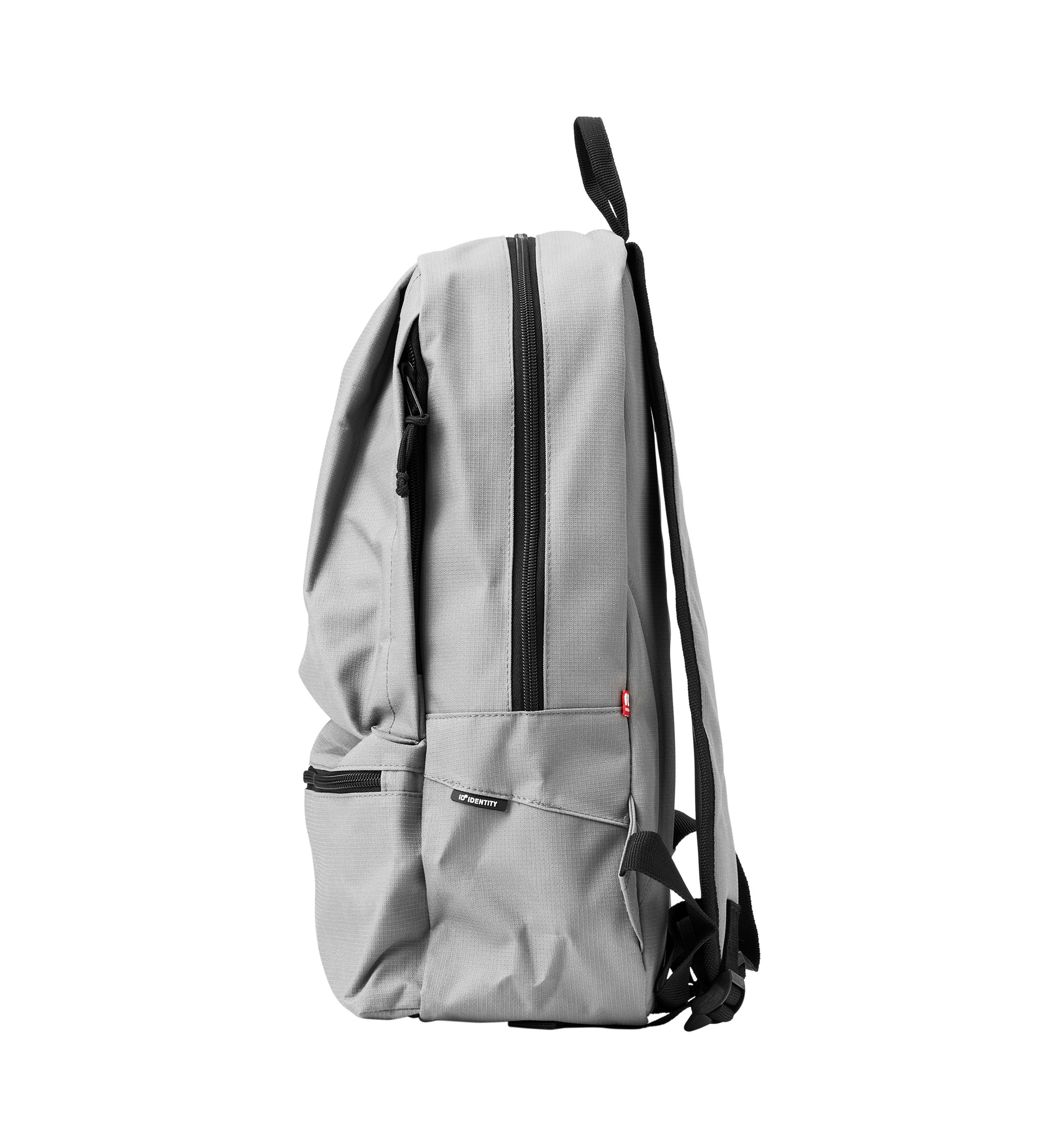 Ripstop-Rucksack – Grau (Seite links)