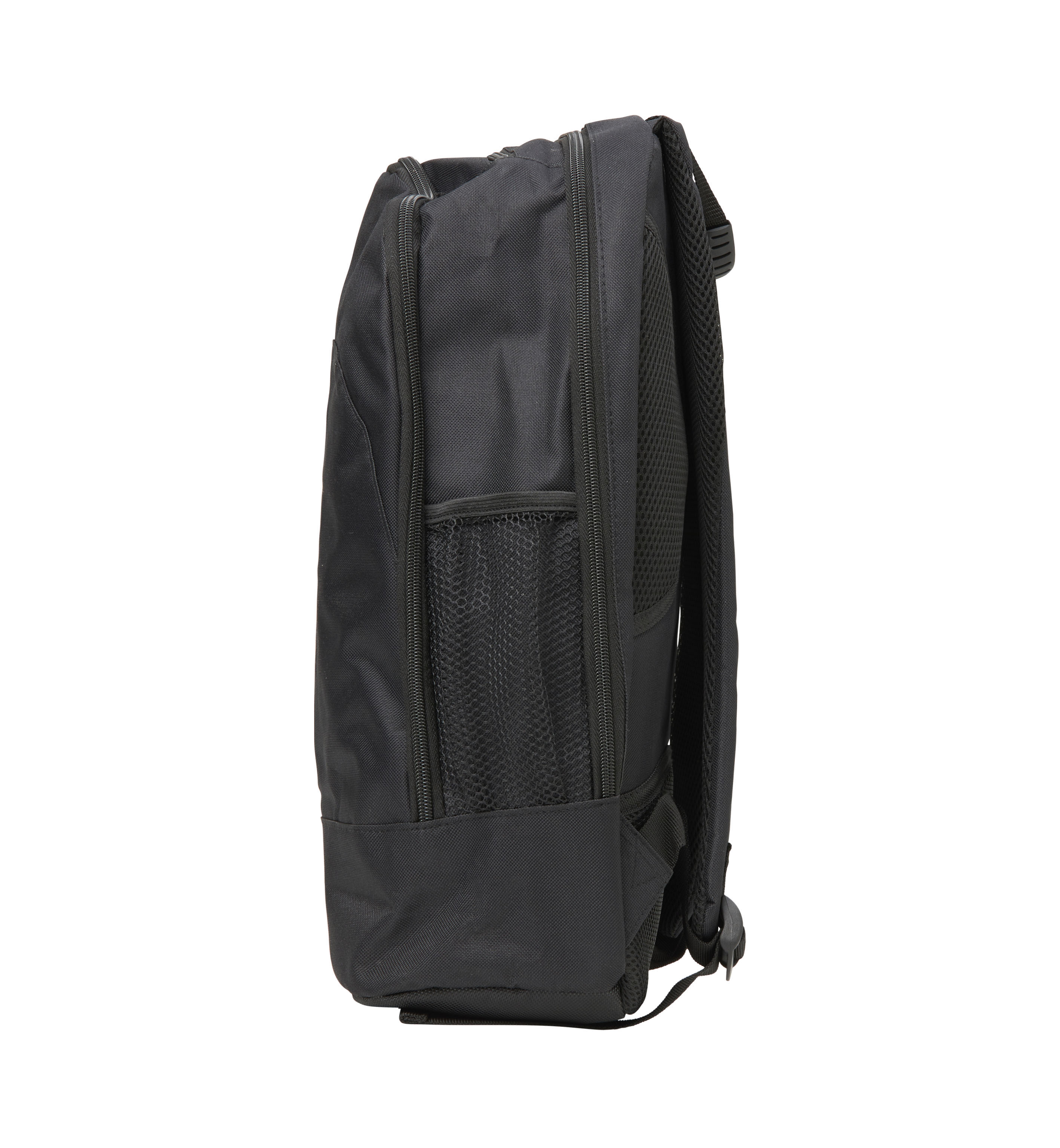 Rucksack – Schwarz (Seite links)