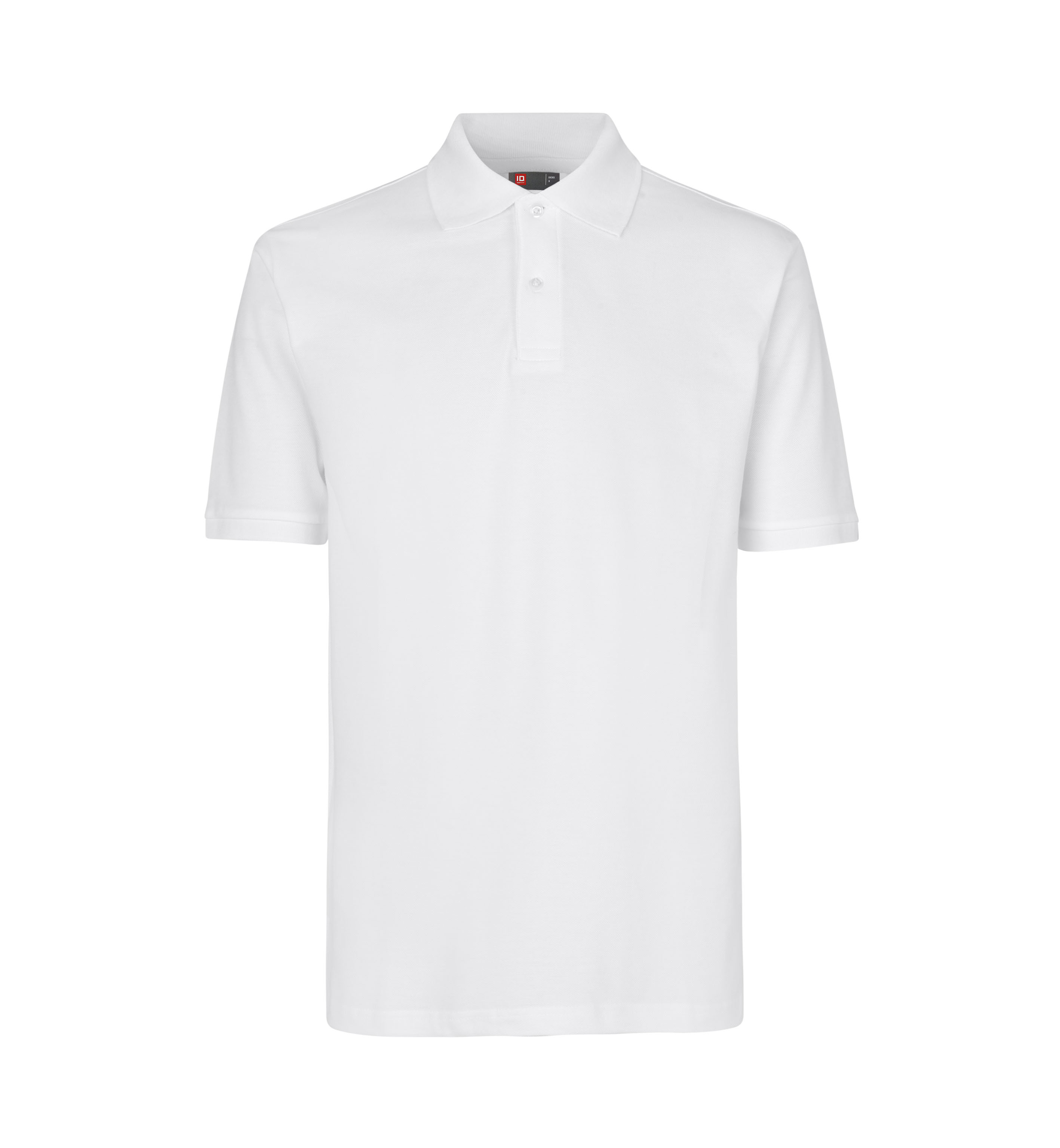 YES Poloshirt – Weiss (Front)
