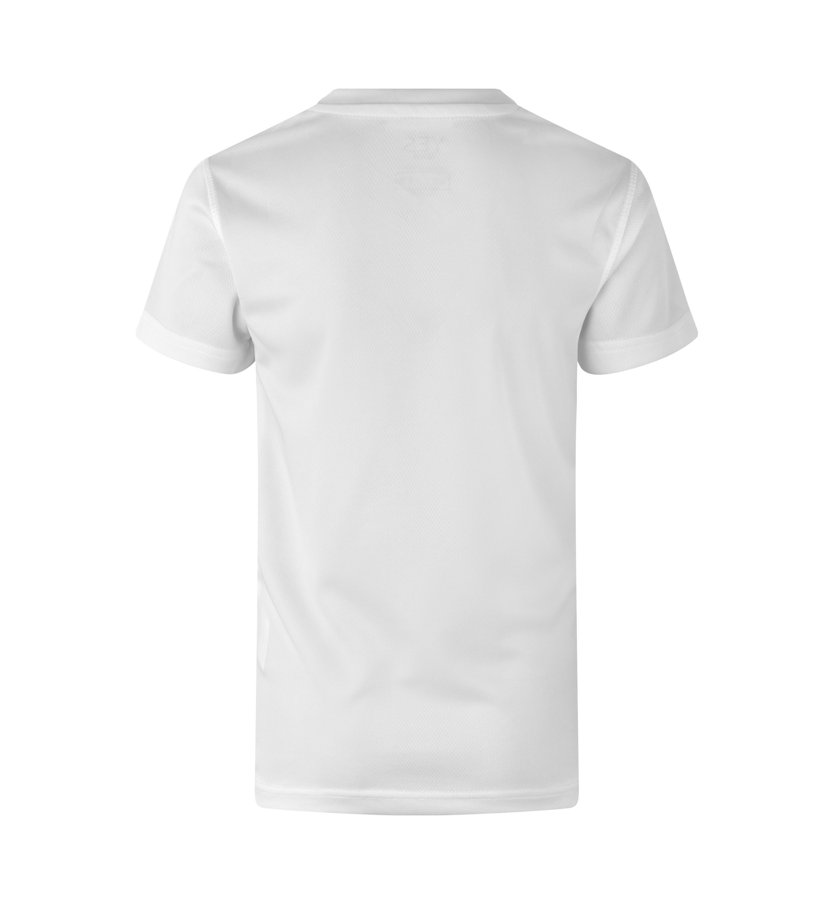 YES Active T-Shirt | Kinder – Weiss (Rücken)