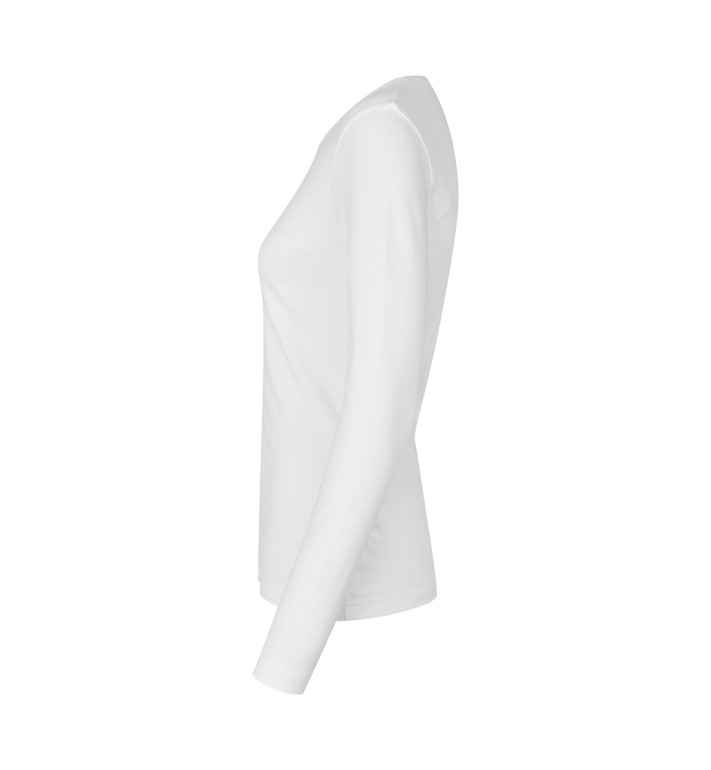 Interlock T-shirt | organic | l/s | women — White — thumbnail 3