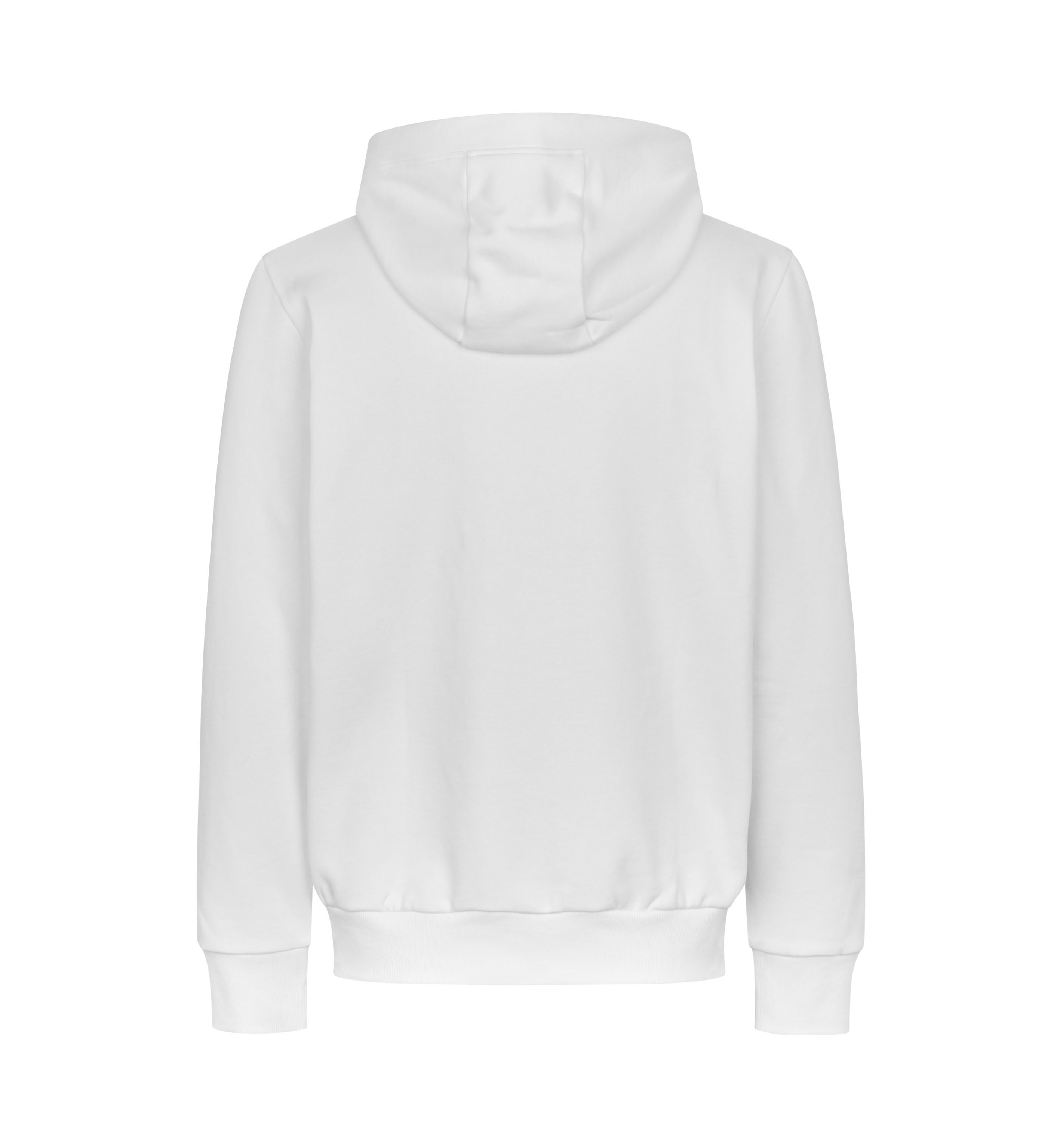 Bluza z kapturem | organic | zip — White — miniatura 2