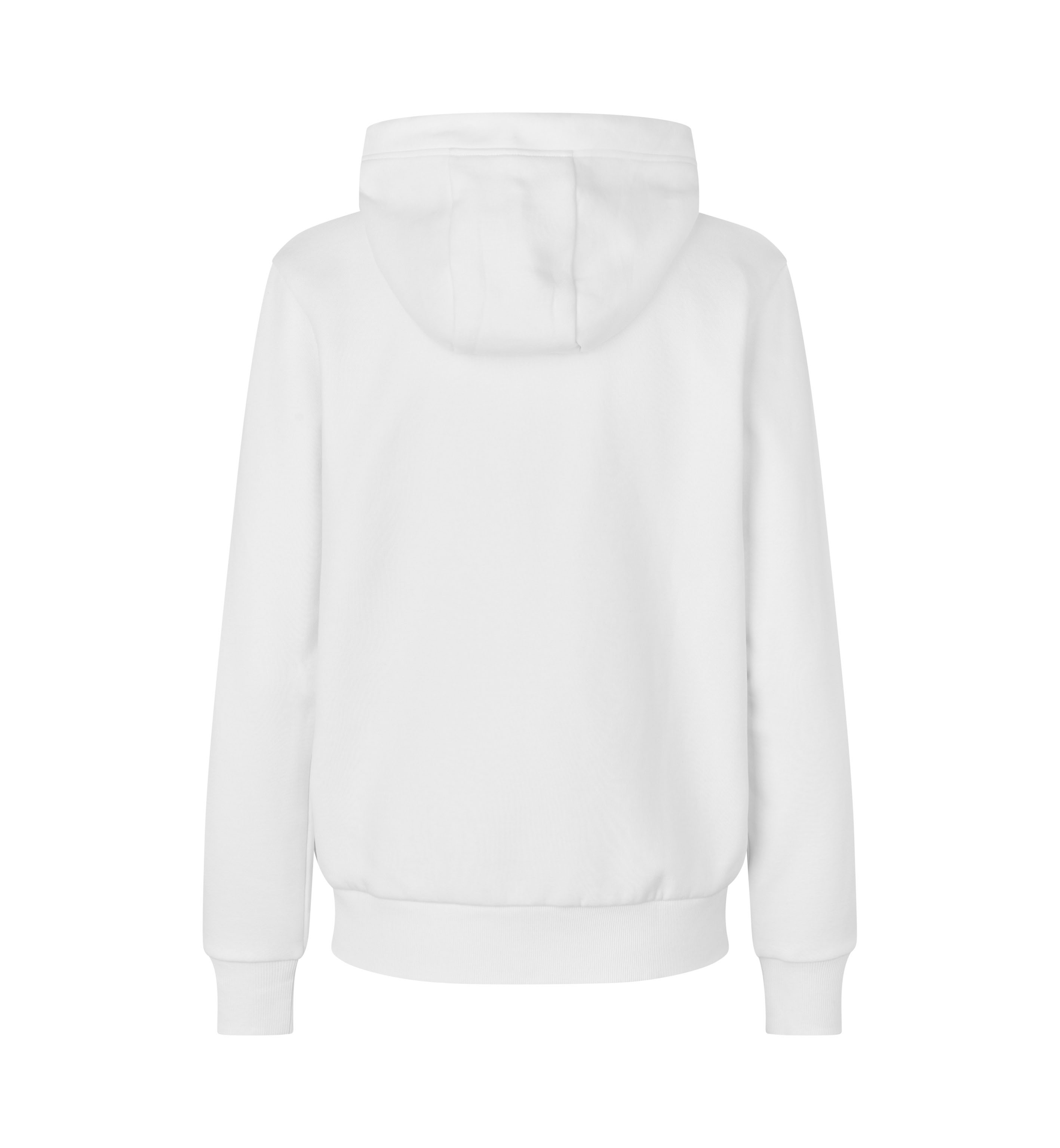 Bluza z kapturem | organic | zip | damska — White — miniatura 2