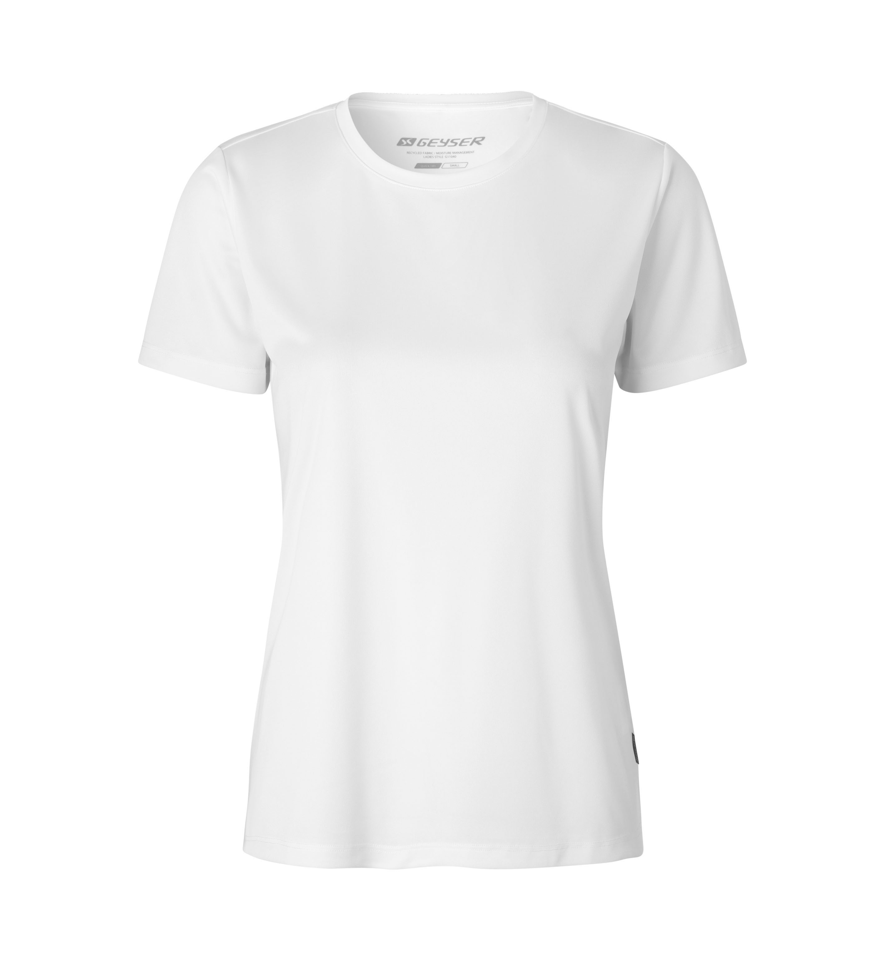 GEYSER T-shirt | essential | Damen – Weiss (Front)