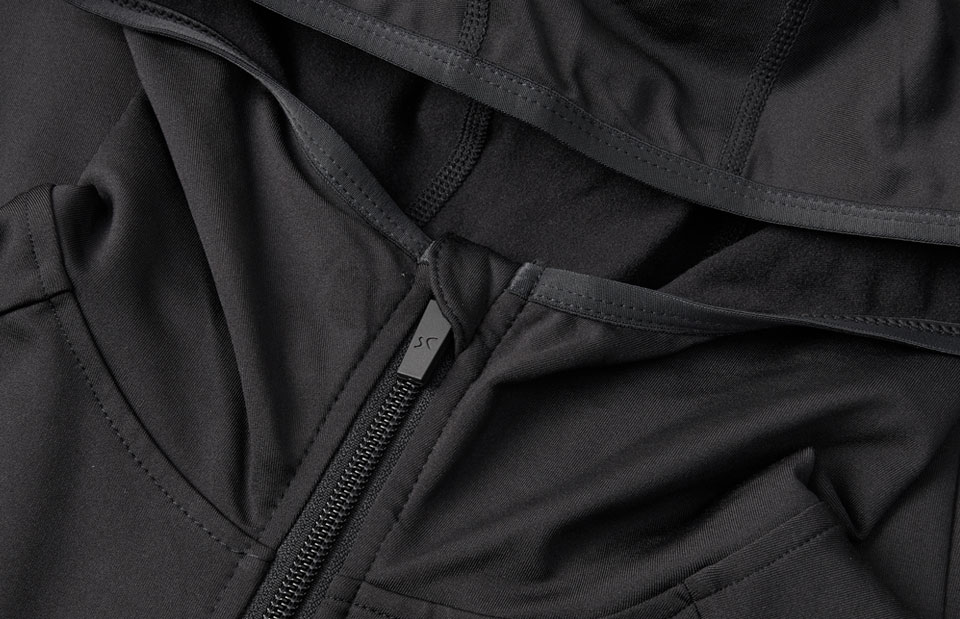 GEYSER stretch hoodie | women — Black — thumbnail 4