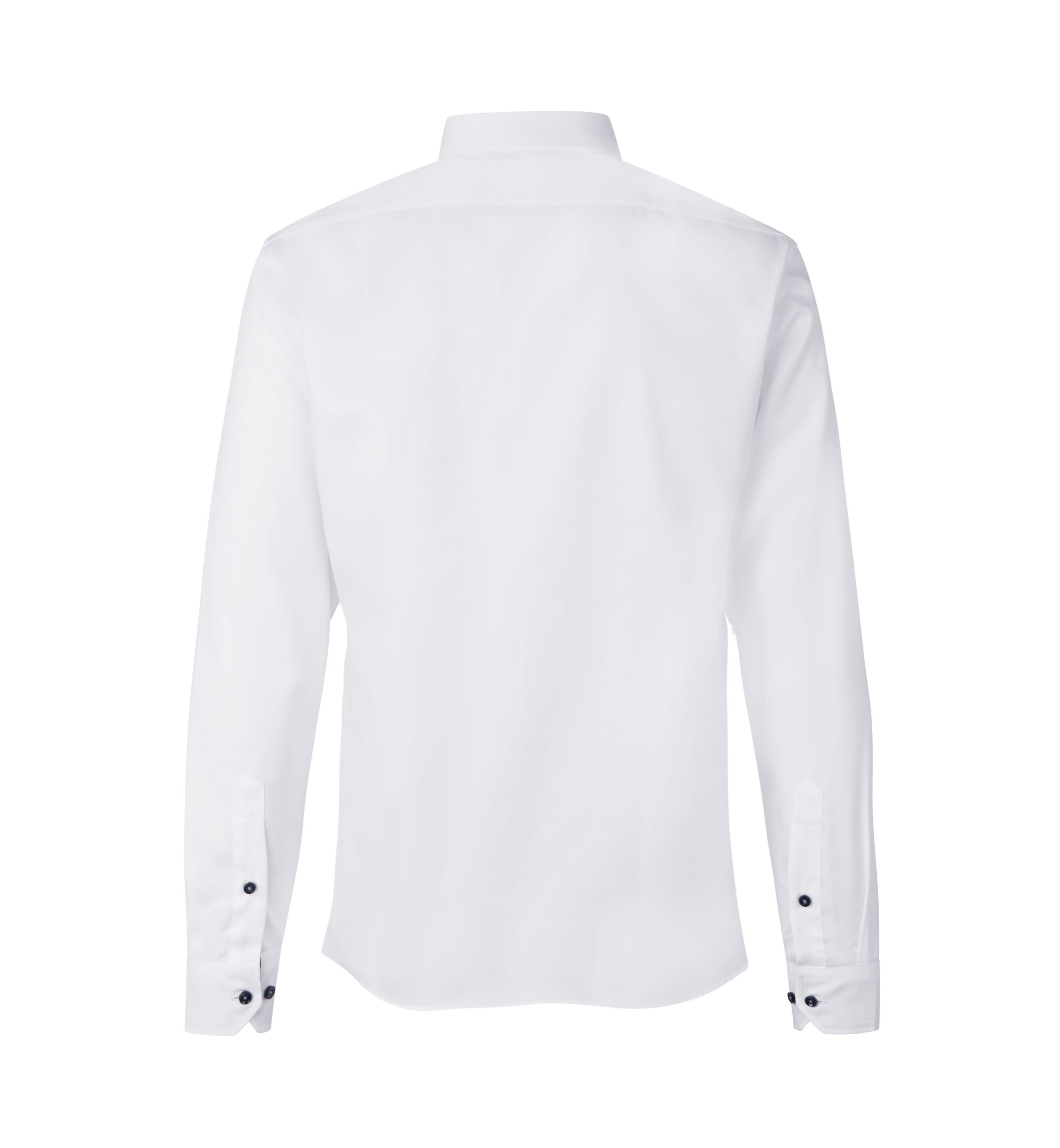 SEVEN SEAS Fine Twill Contrast | slim — White — thumbnail 2