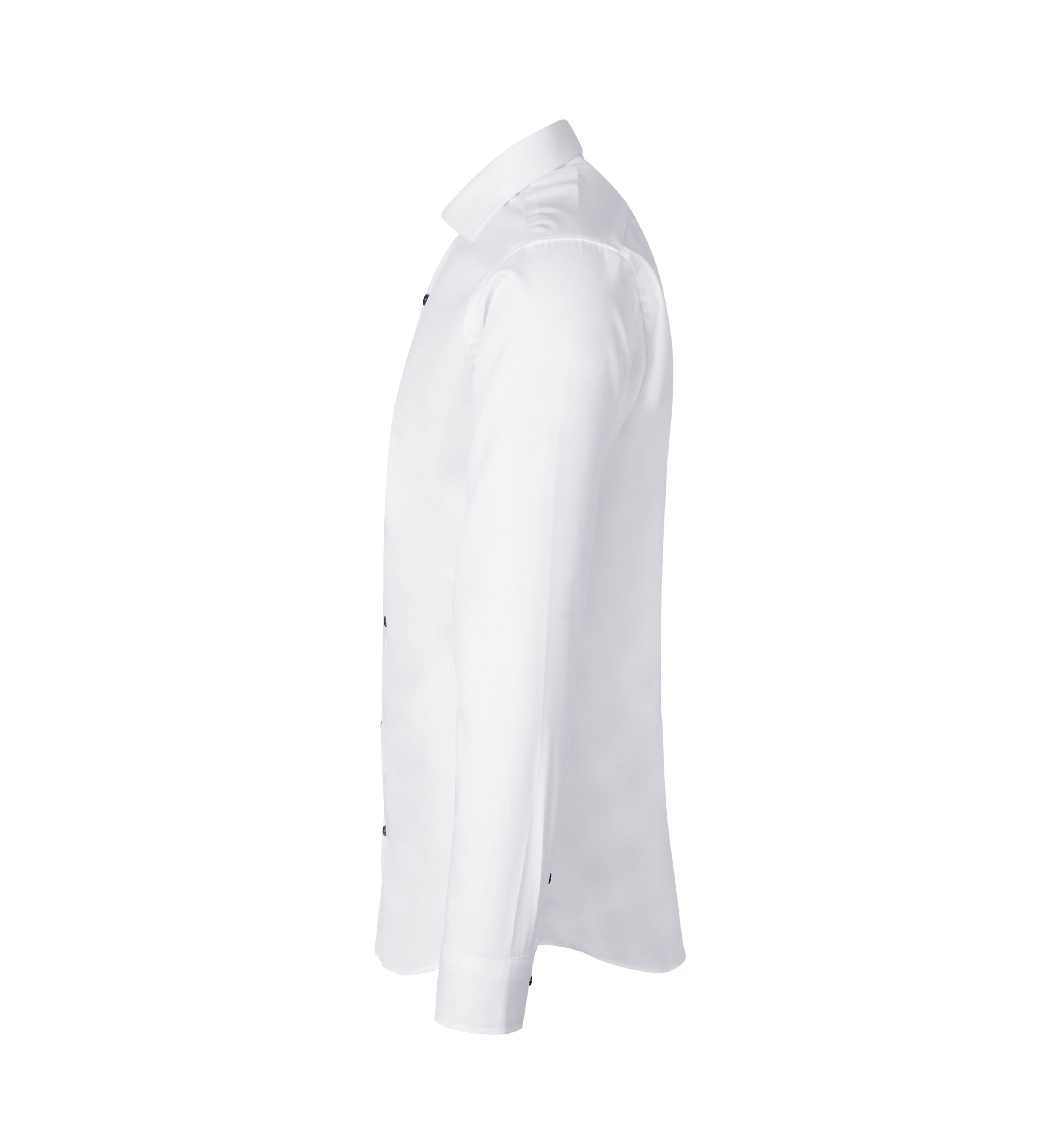 SEVEN SEAS Fine Twill Contrast | slim — White — thumbnail 3