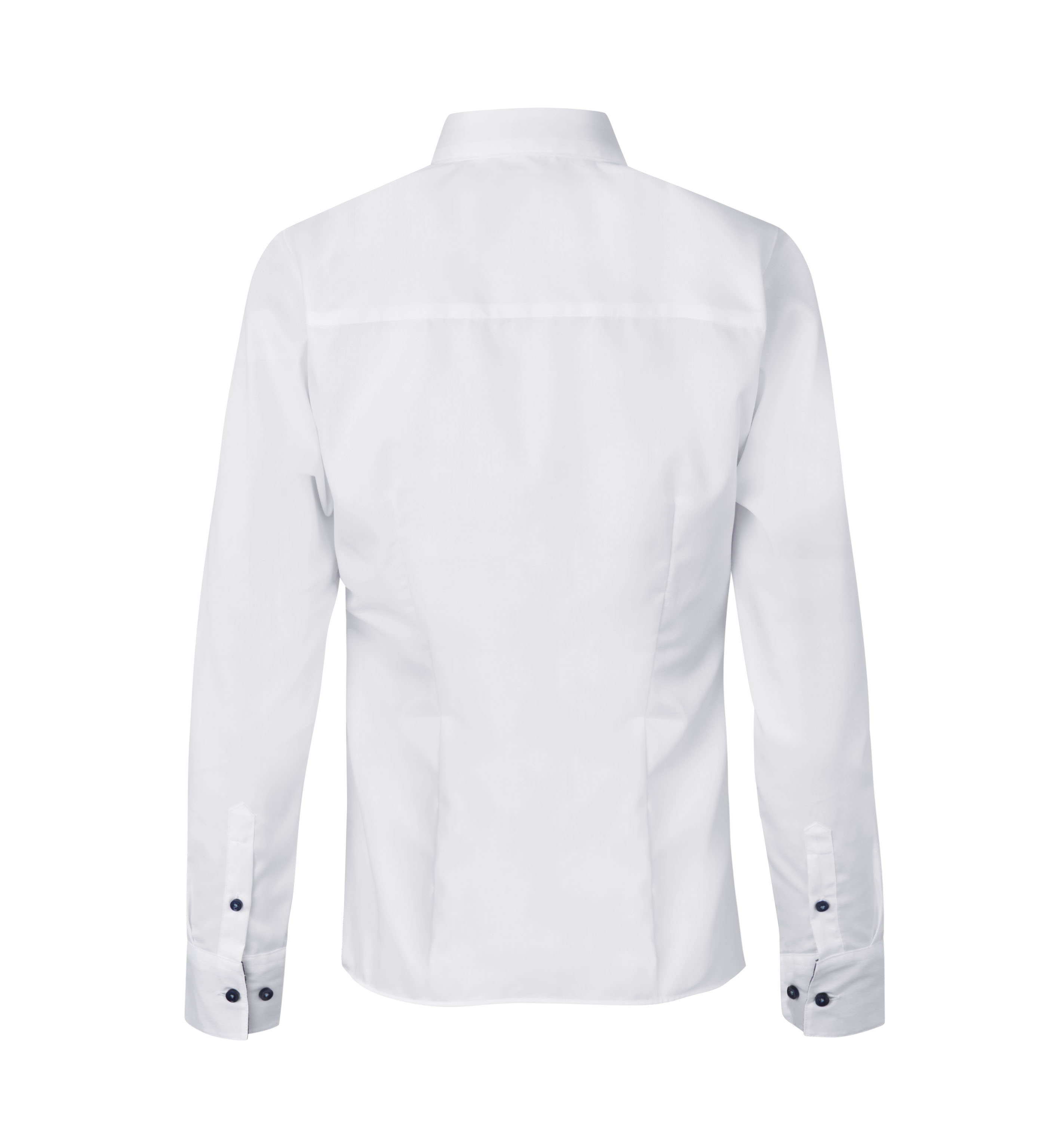 SEVEN SEAS Fine Twill Contrast | modern | women — White — thumbnail 2